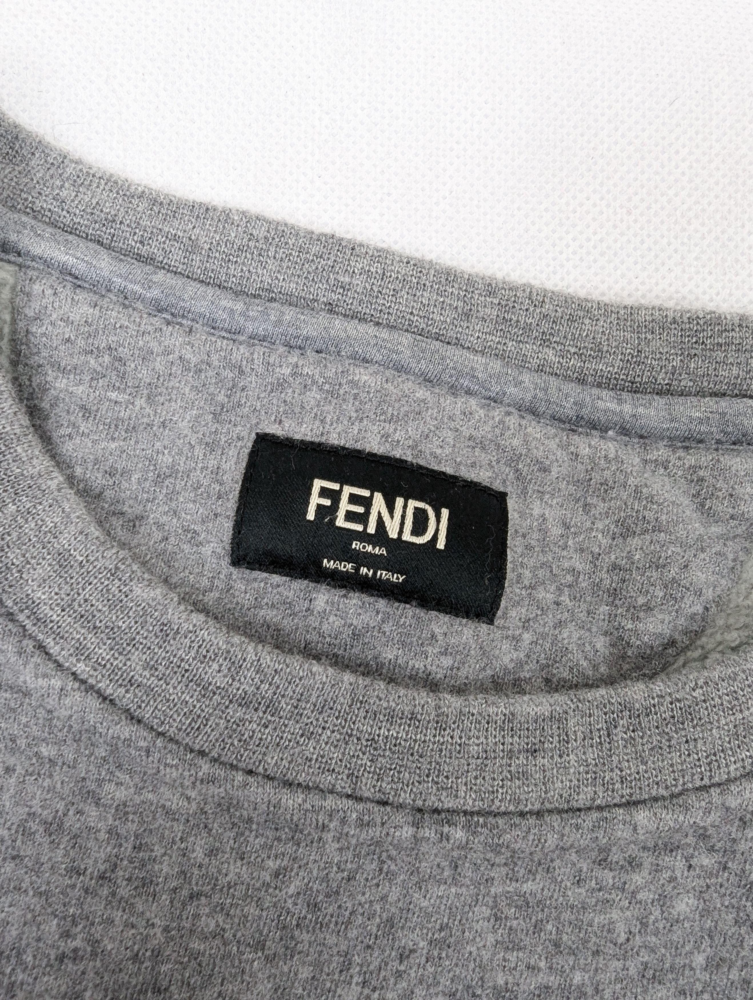 Fendi Fendi bugs eye grey pink studded sweatshirt iconic monster Size XL / US 12-14 / IT 48-50 - 4 Thumbnail