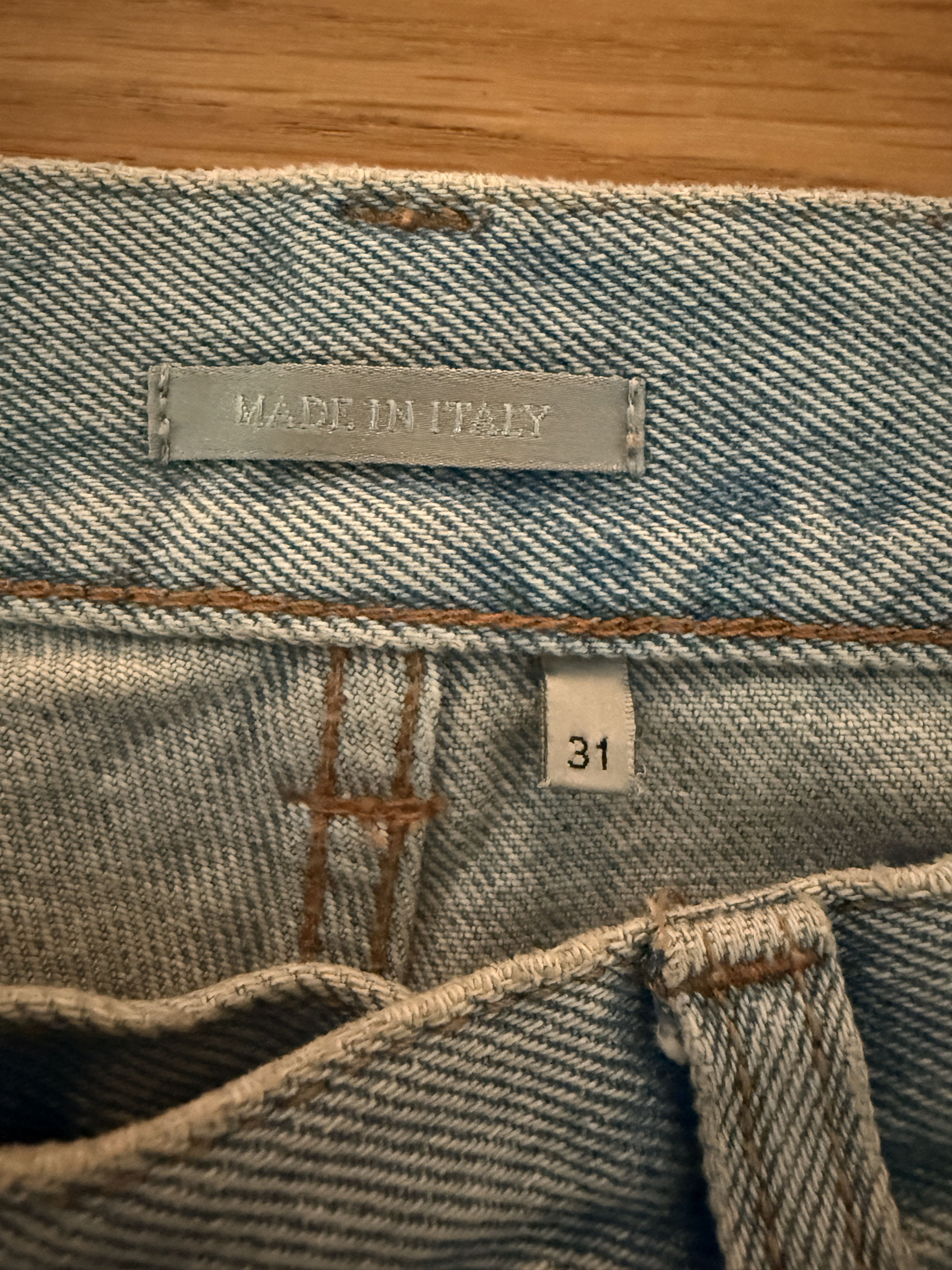 Dior Dior Long Regular Jeans – Light Blue – Size 31 Size US 31 - 4 Thumbnail