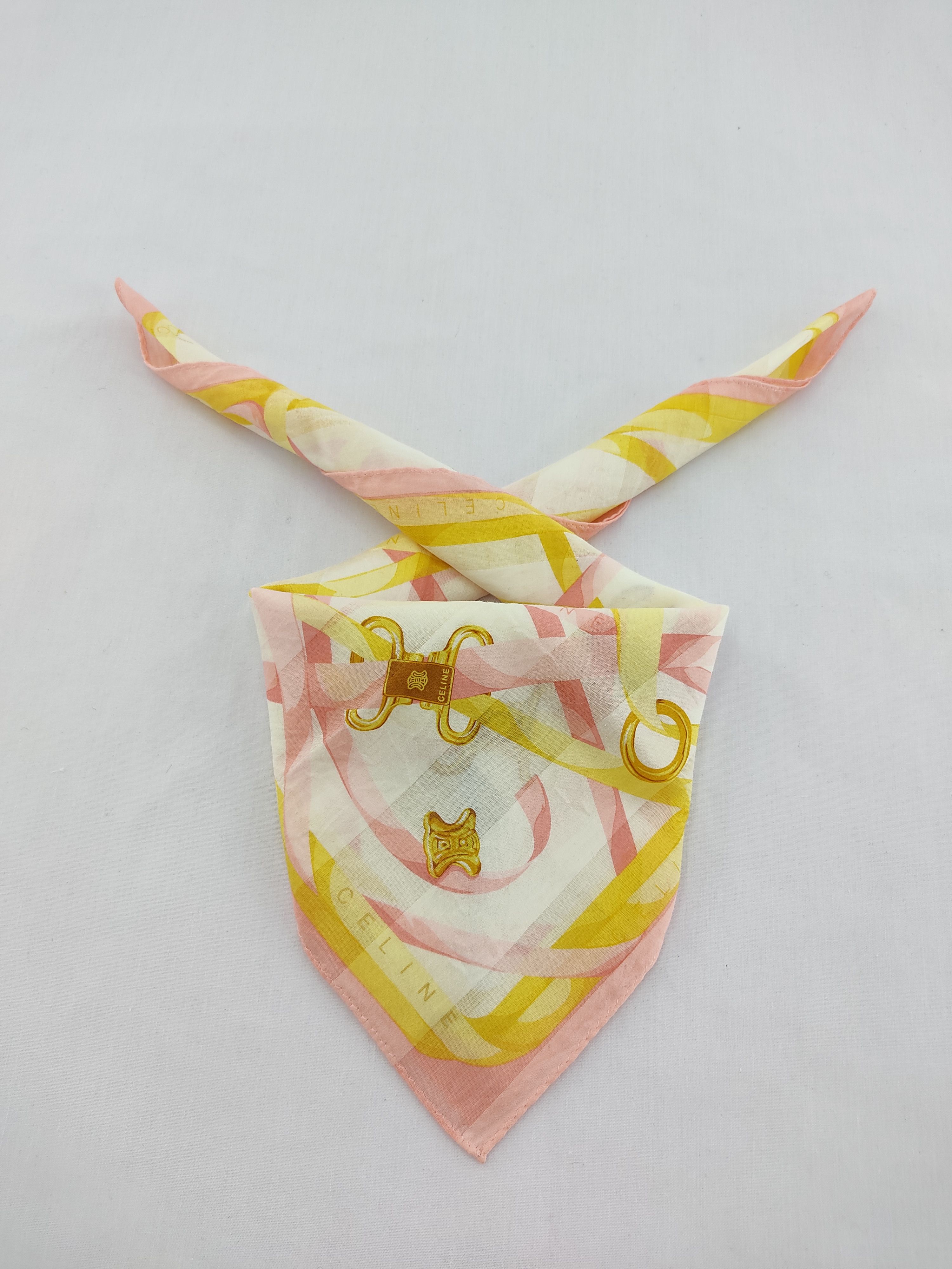 Celine × Vintage Celine Handkerchief / Neckwear / Bandana Size ONE SIZE - 1 Thumbnail