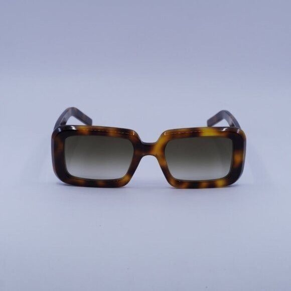 Saint Laurent Paris Saint Laurent SL534 SUNRISE 012 Sunglasses Havana Rectangle Size ONE SIZE - 4 Thumbnail