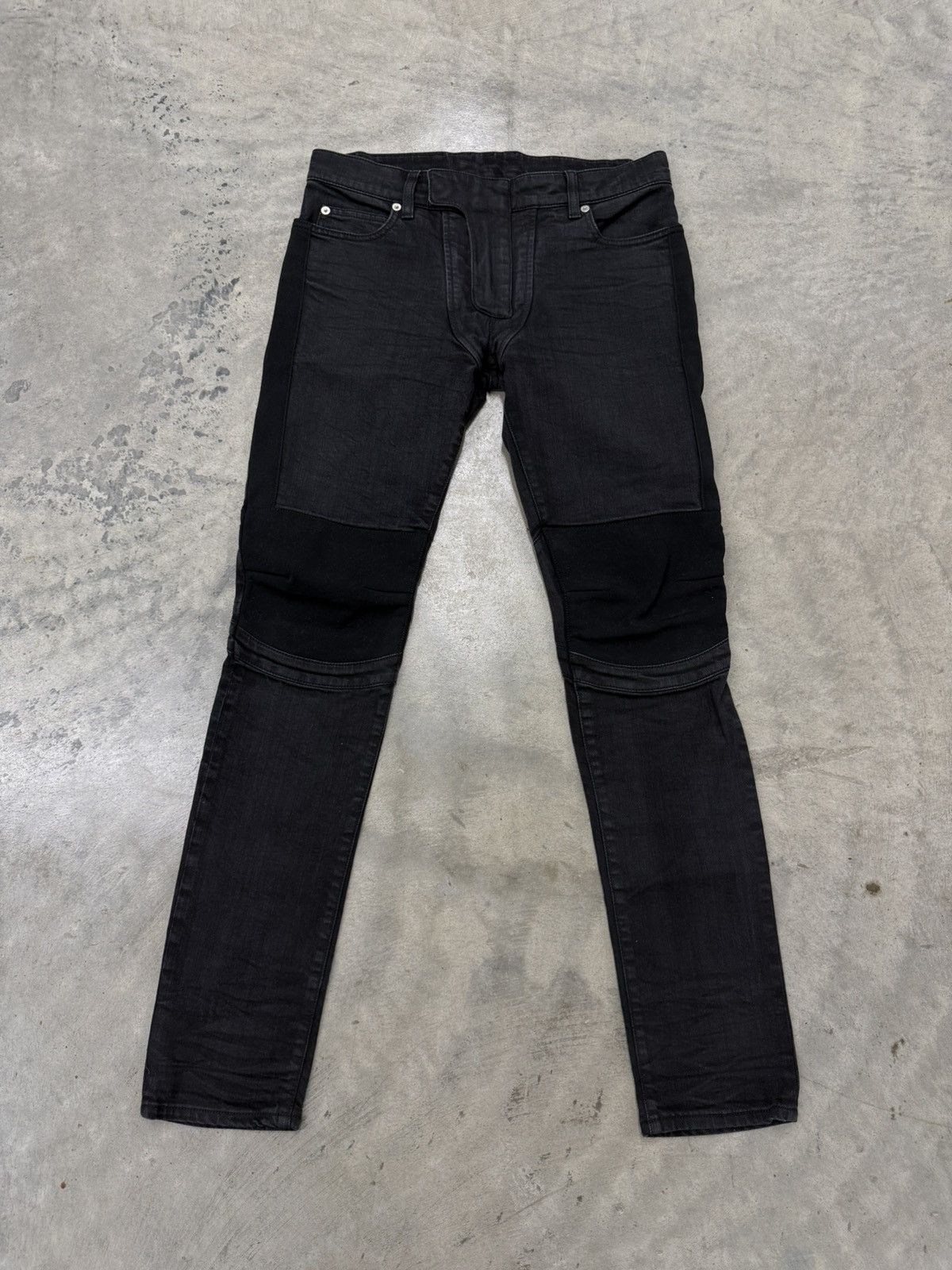 Balmain Black Denim Skinny Jeans