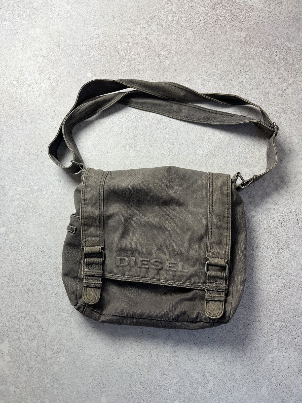 Diesel DIESEL Vintage Messenger Bag Military Industrial Tactical Size ONE SIZE - 2 Thumbnail