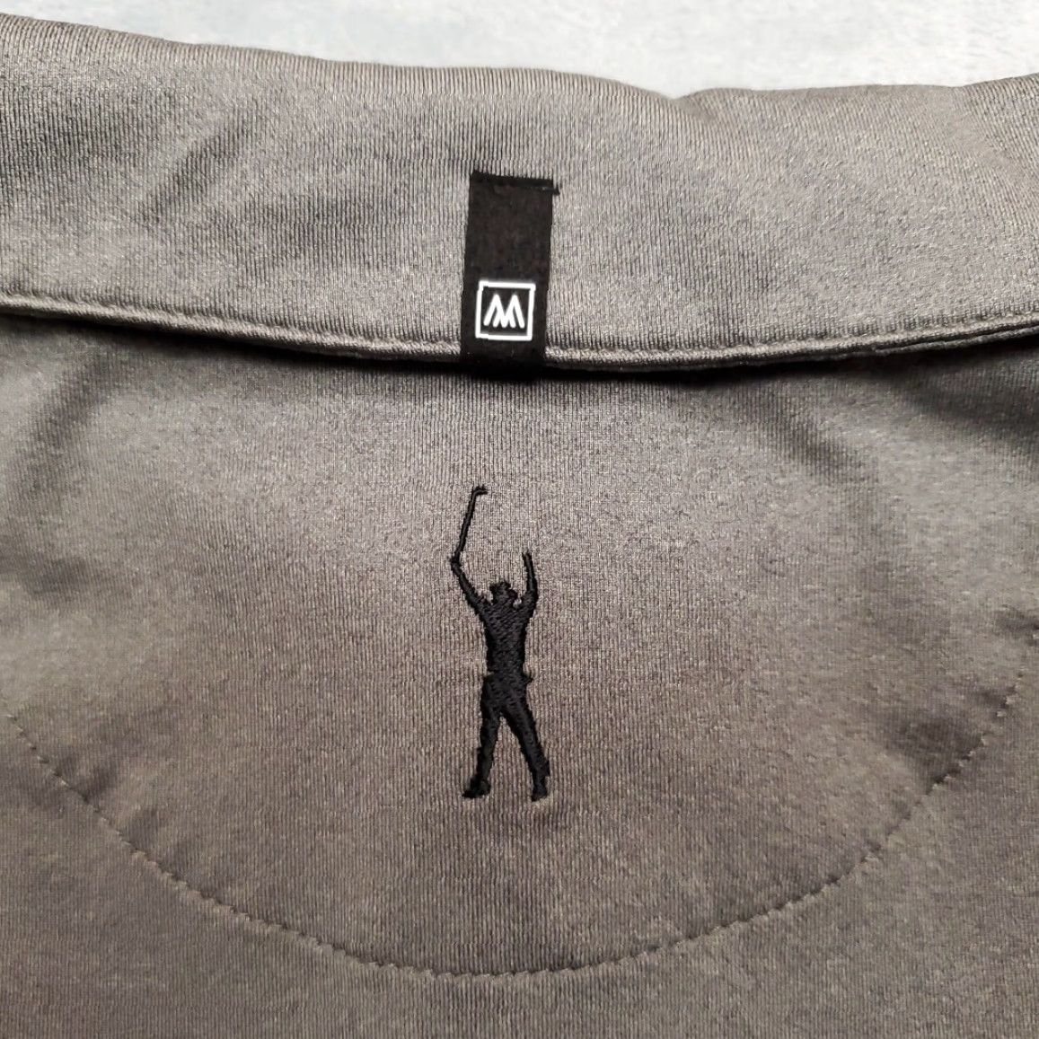 Mizzen+Main Mizzen+Main Shirt Mens XL Gray Phil Mickelson Performance Short Sleeve golf Polo Casual Sports Size US XL / EU 56 / 4 - 7 Thumbnail