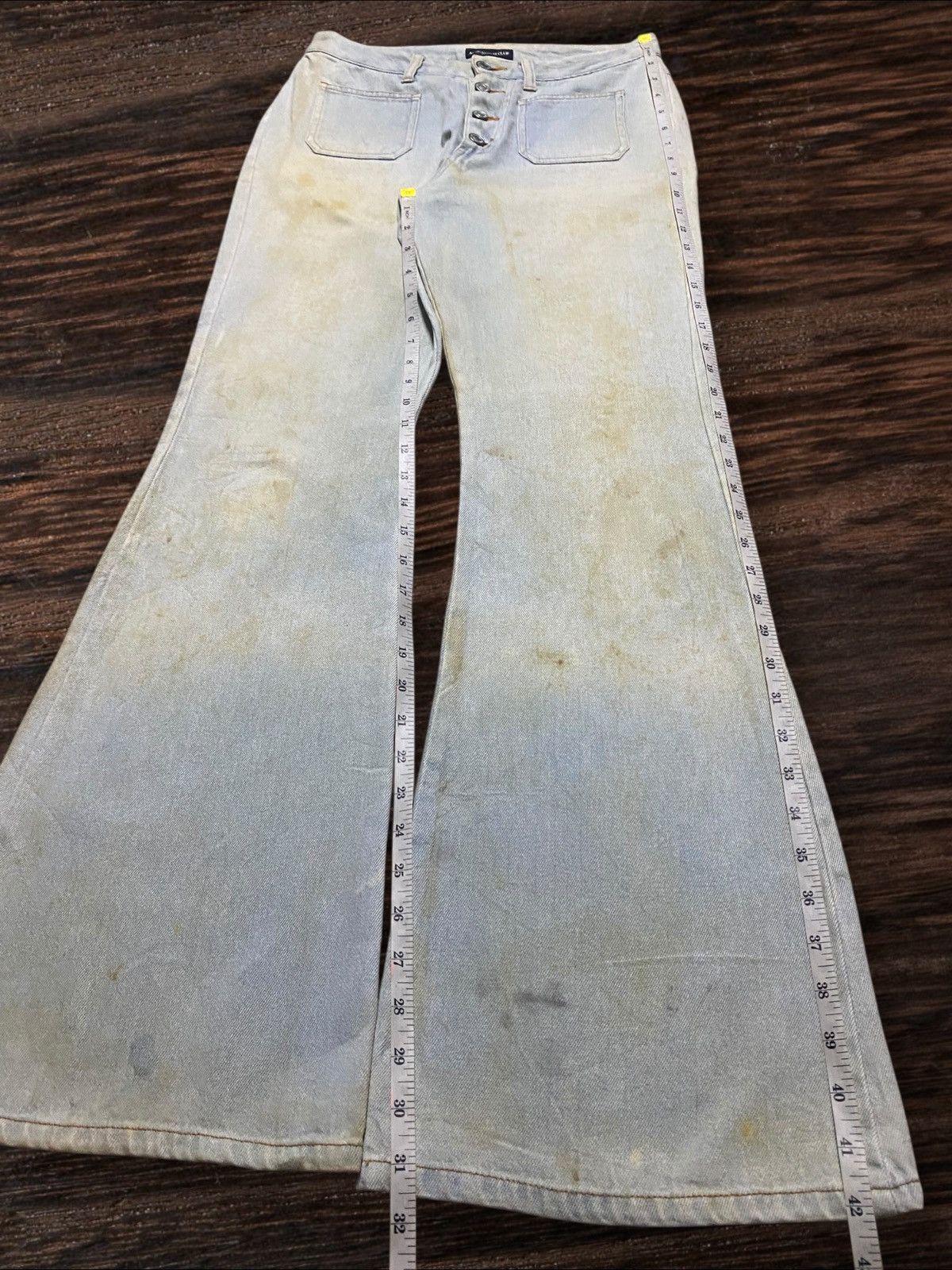 Japanese Brand Vtg Japanese Brand African Beat Club Rusty Flare Bush Pants Size US 29 - 15 Thumbnail