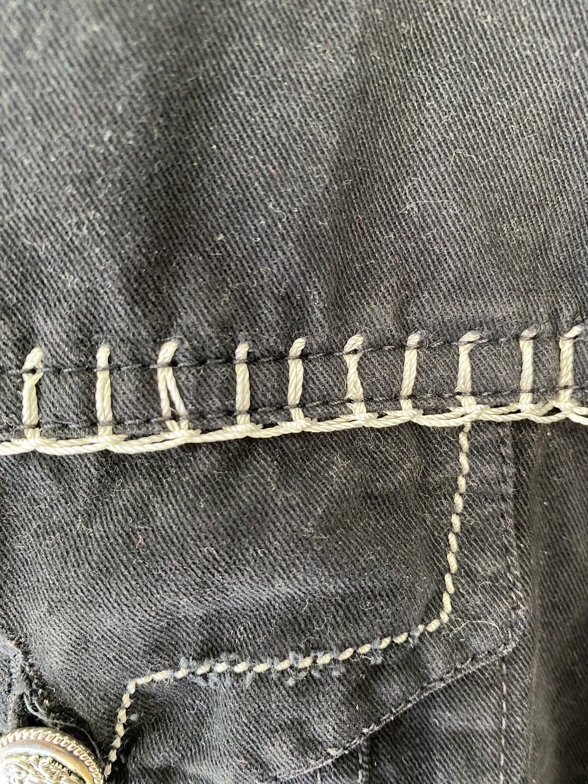 Versace × Versace Jeans Couture × Versus Versace 90s Versace Contra Stitch Detailing Jacket Size US L / EU 52-54 / 3 - 10 Thumbnail
