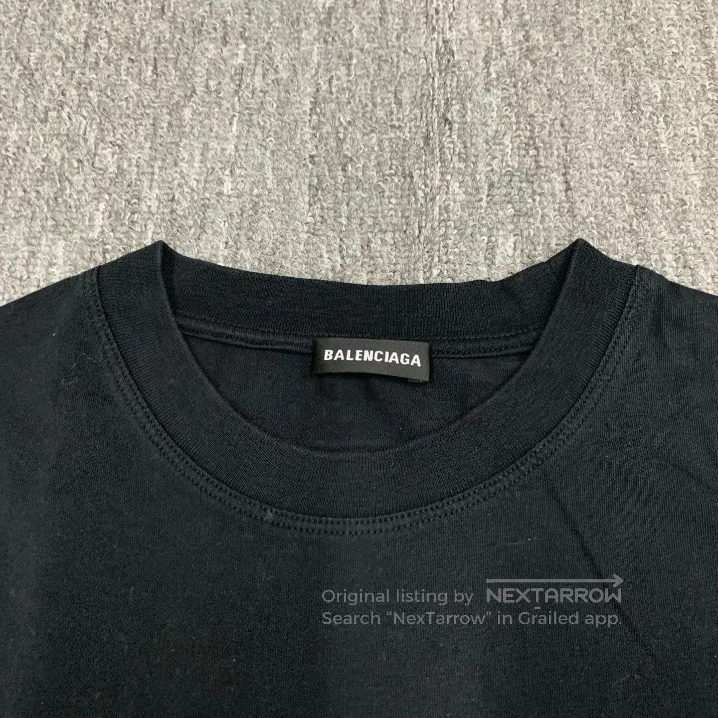 Balenciaga Balenciaga Black Short Sleeve T-Shirt. Size US S / EU 44-46 / 1 - 7 Thumbnail