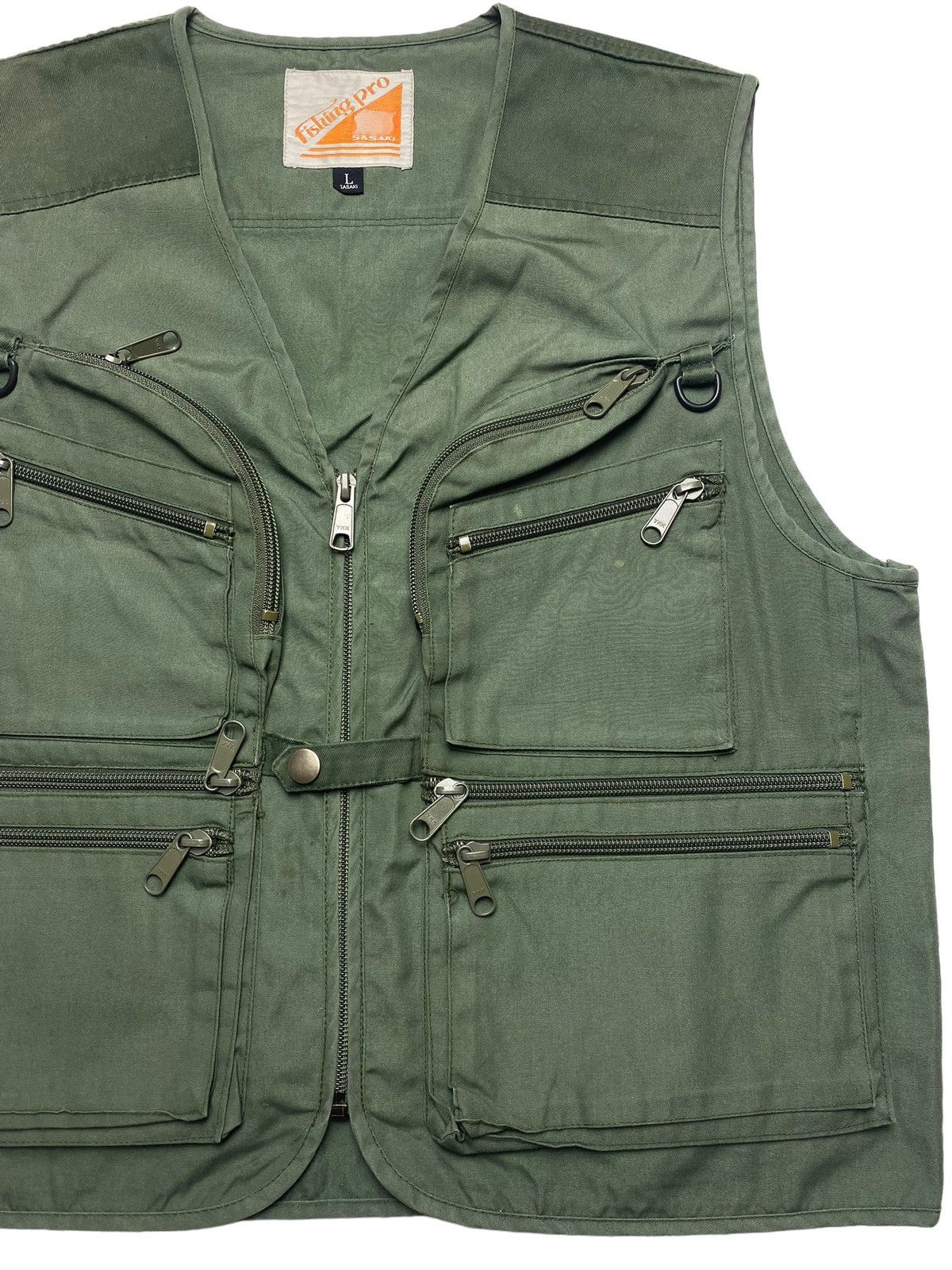 General Research 2000s Sasaki - Fishing Cargo Vest Size US L / EU 52-54 / 3 - 4 Thumbnail
