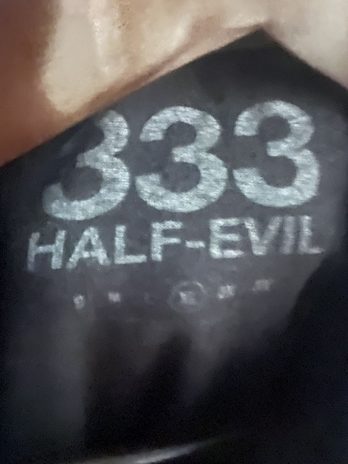 Half Evil Black 333 pink logo tee Size US XL / EU 56 / 4 - 4 Thumbnail