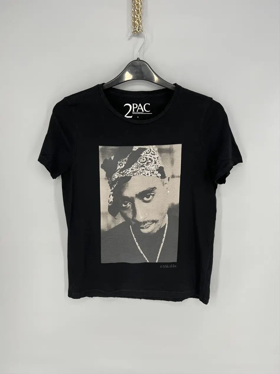 Rap Tees × Vintage Vintage Y2K 2PaC FACE RAp Tee Art Band Rock Streetwear Size US S / EU 44-46 / 1 - 1 Thumbnail