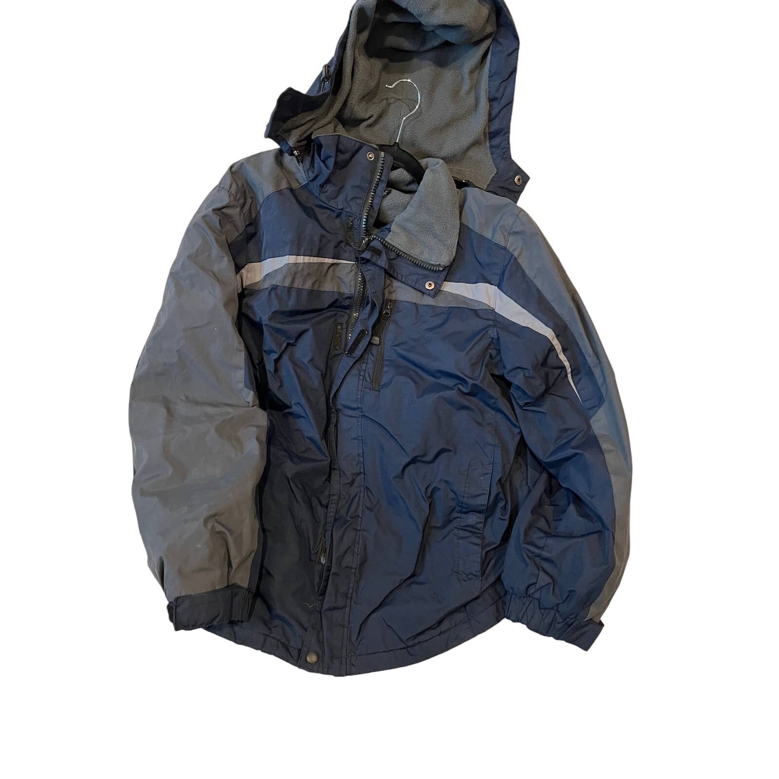 Faded Glory Faded Glory Hooded Blue Gray Insulated Jacket Mens M Size US M / EU 48-50 / 2 - 1 Thumbnail