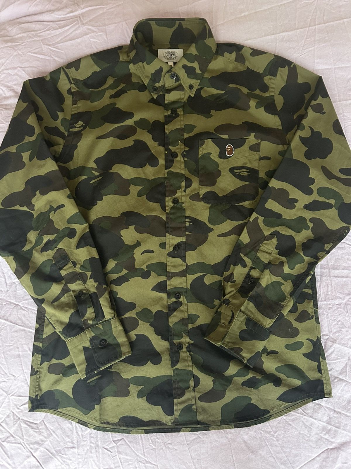 Bape 1st Camo One Point BD Shirt Size US M / EU 48-50 / 2 - 1 Thumbnail