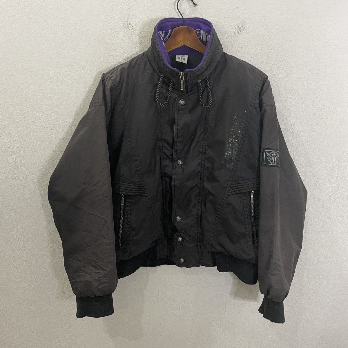 Adidas Vintage 90s Adidas Bikers Jacket Size US L / EU 52-54 / 3 - 1 Thumbnail