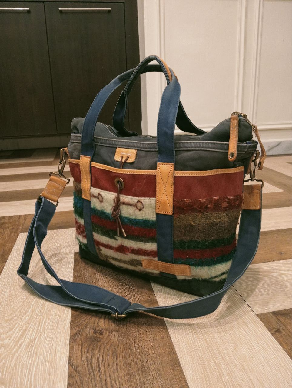 MasterPiece MASTERPIECE JAPAN NAVAJO STYLE FADED MESSENGER BAG Size ONE SIZE - 2 Thumbnail