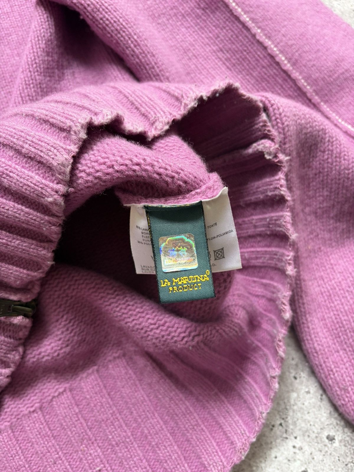 La Martina Vintage La Martina Number 1 Pink Zip Sweater Size US L / EU 52-54 / 3 - 9 Thumbnail