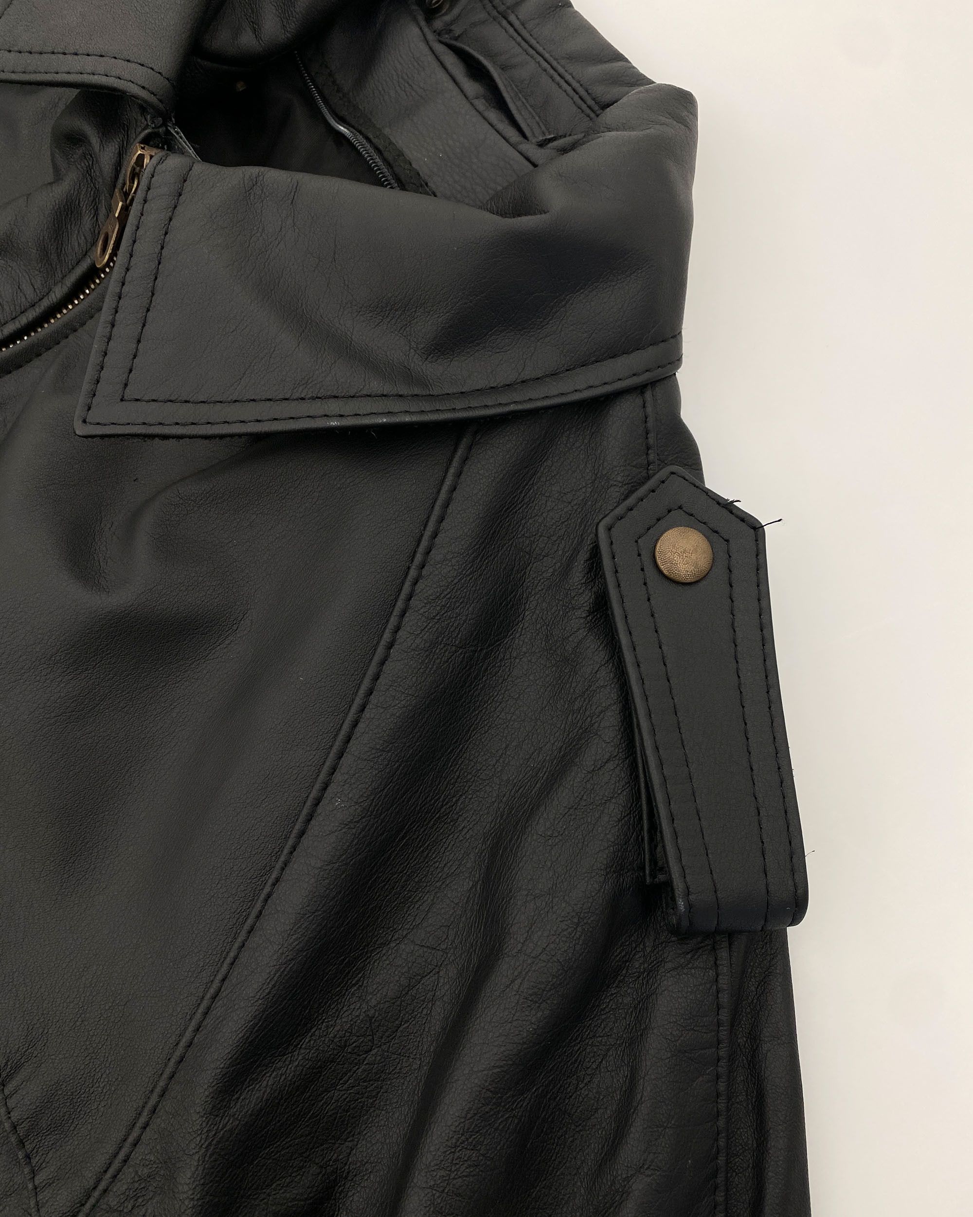 Vintage 1999 Riri Zip Leatherjacket Size US XXL / EU 58 / 5 - 7 Thumbnail