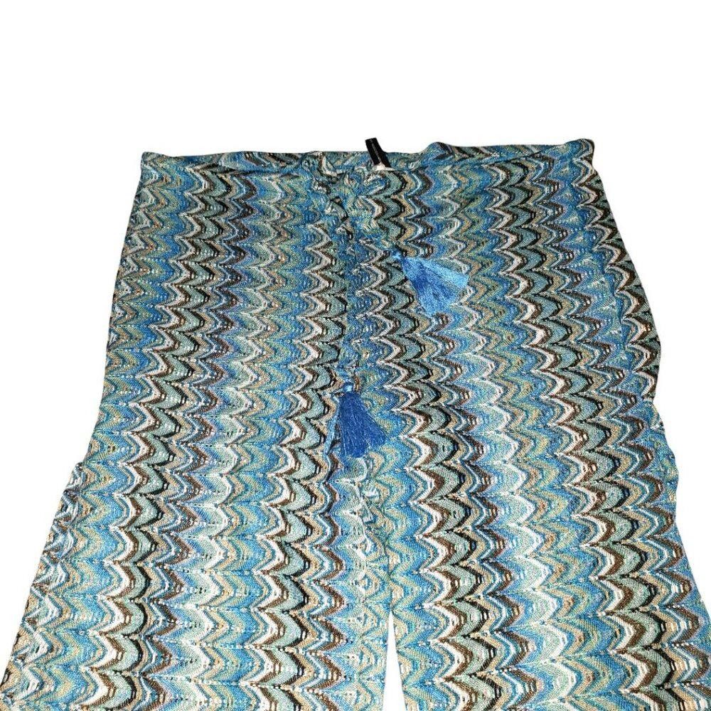 Designer CT1784 Becca Swim Cover up Turquoise Swim Pant M Size ONE SIZE - 2 Thumbnail