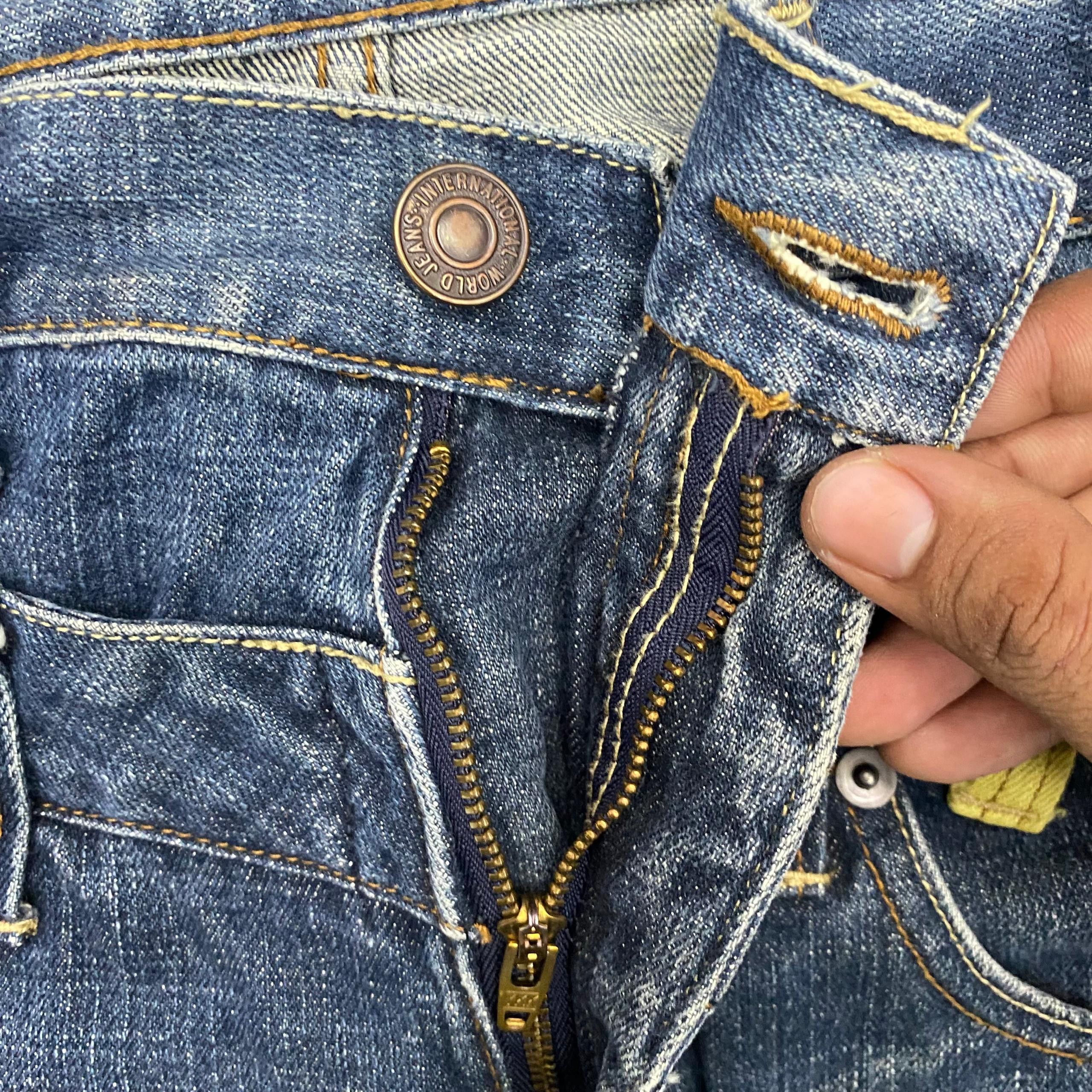 Le Grande Bleu (L.G.B.) 💥Best Offer💥Vintage Dominate Double Waist Denim Size US 30 / EU 46 - 11 Thumbnail