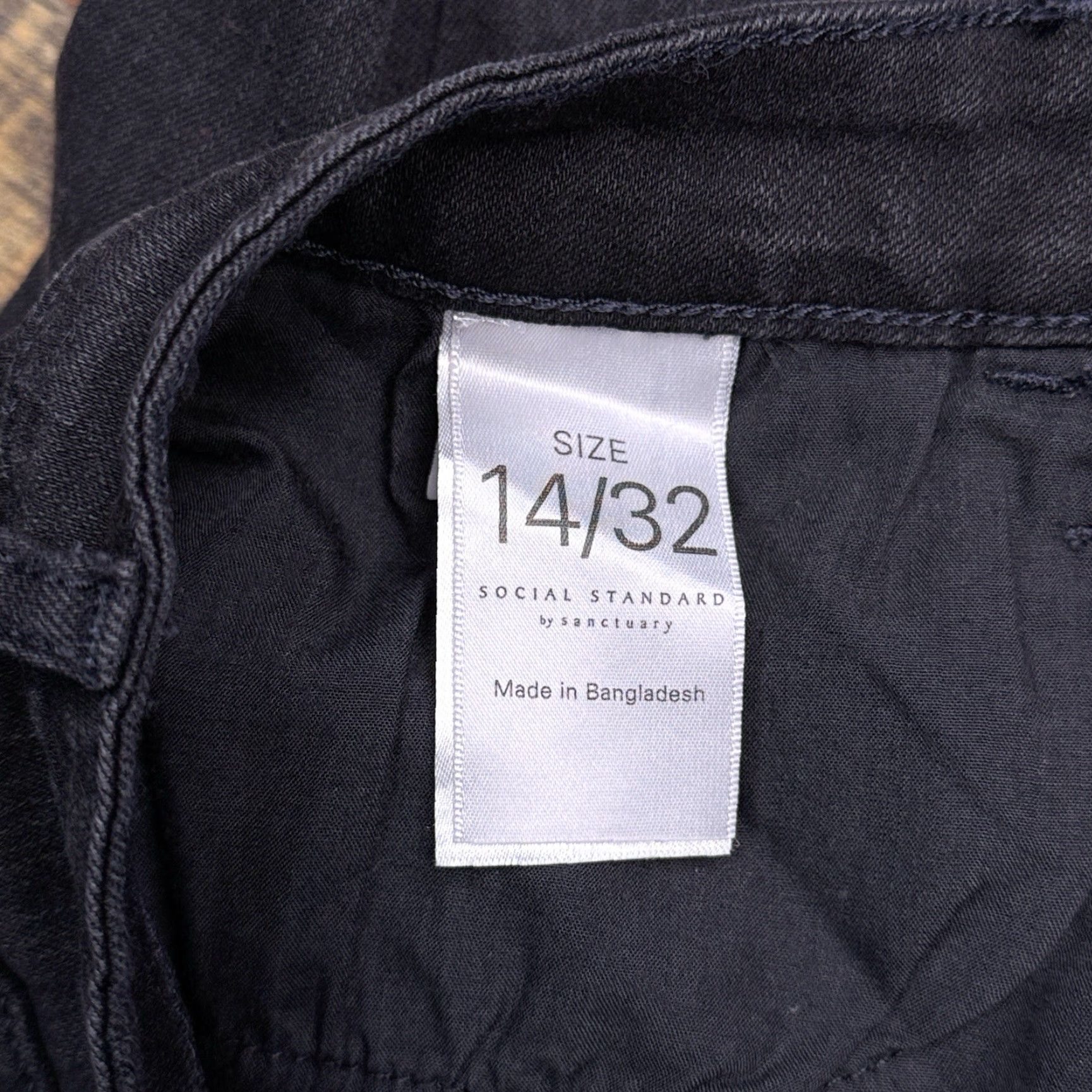 Sanctuary Sanctuary Jeans Women 14 Black Slim Straight High Rise New Size 36" / US 14 / IT 50 - 6 Thumbnail