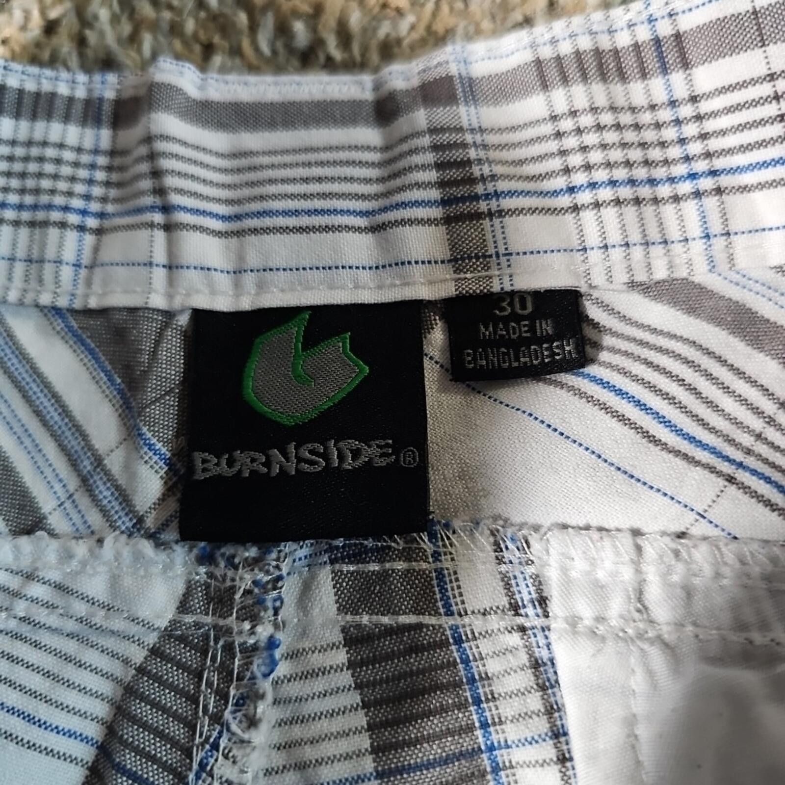 Burnside Burnside Sz 30 Plaid Shorts Size US 30 / EU 46 - 3 Thumbnail