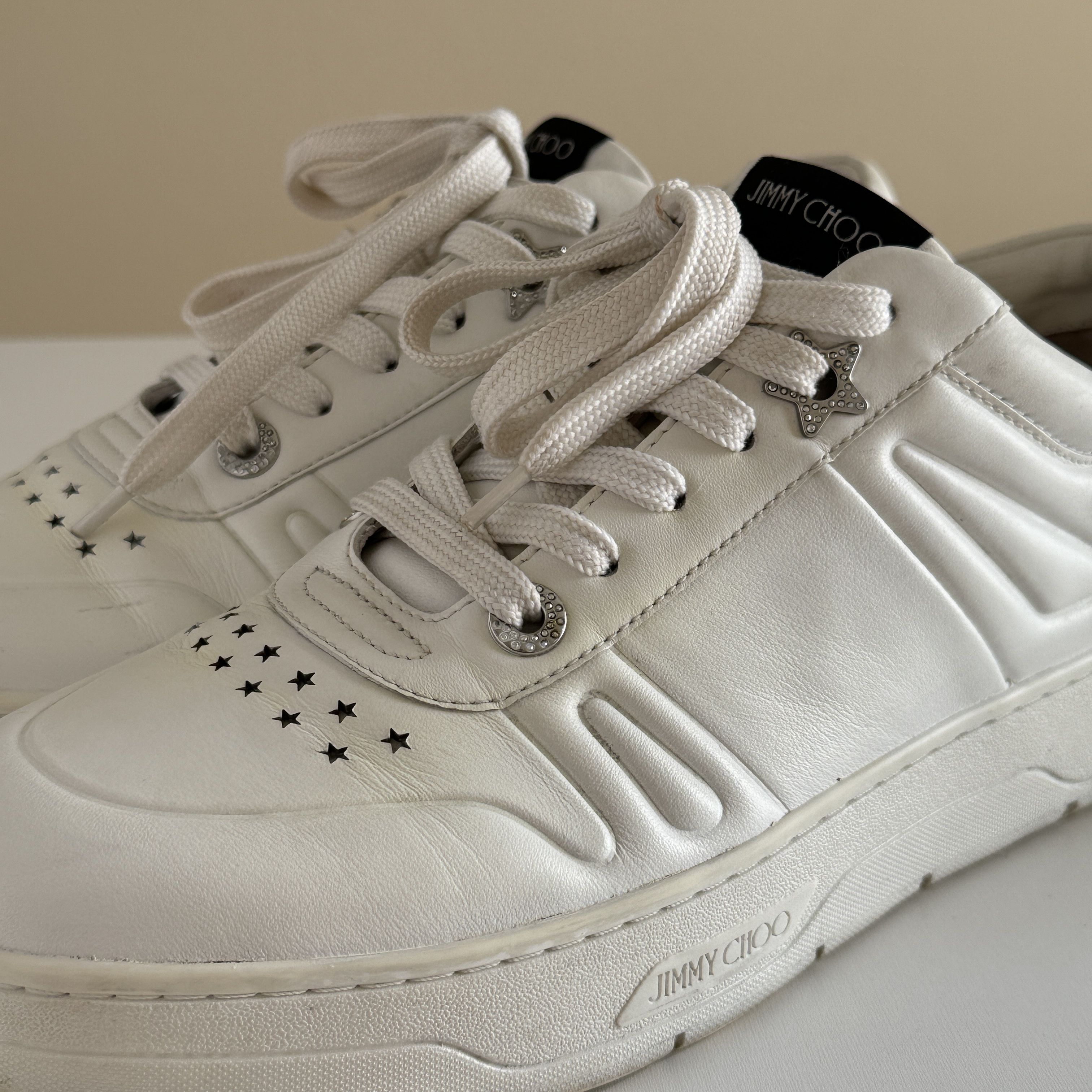 Jimmy Choo Jimmy Choo lace up sneaker (hawaii/F CLF) sz US 8.5 Size US 8.5 / IT 38.5 - 9 Thumbnail