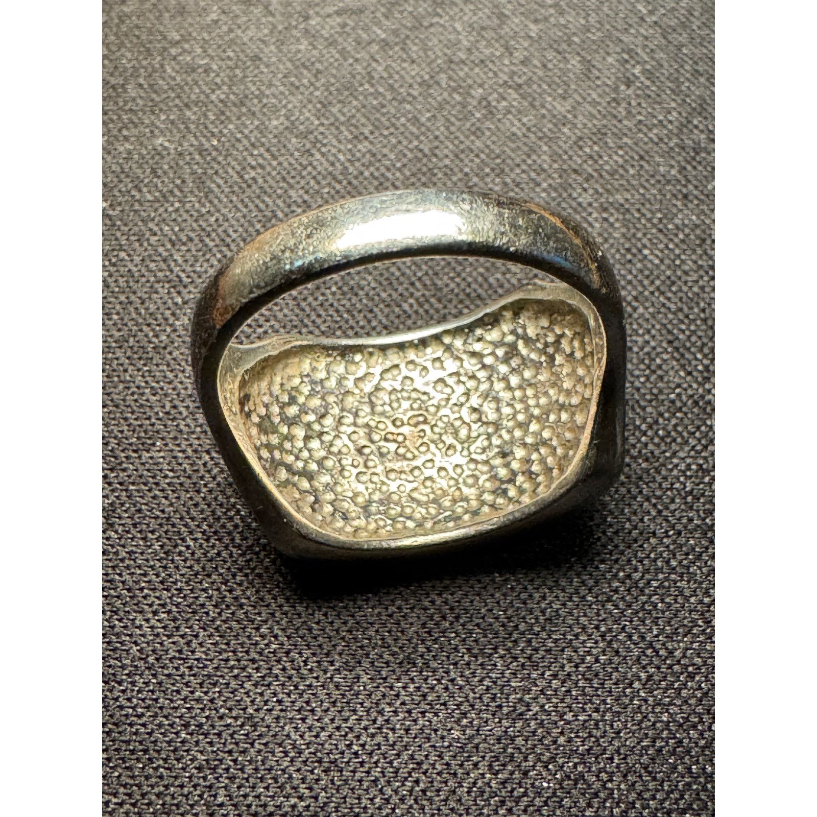 Other 925 Silver 7g Oxidized Dome Ribbed Band Spiral Ring Size 8 Size ONE SIZE - 4 Thumbnail