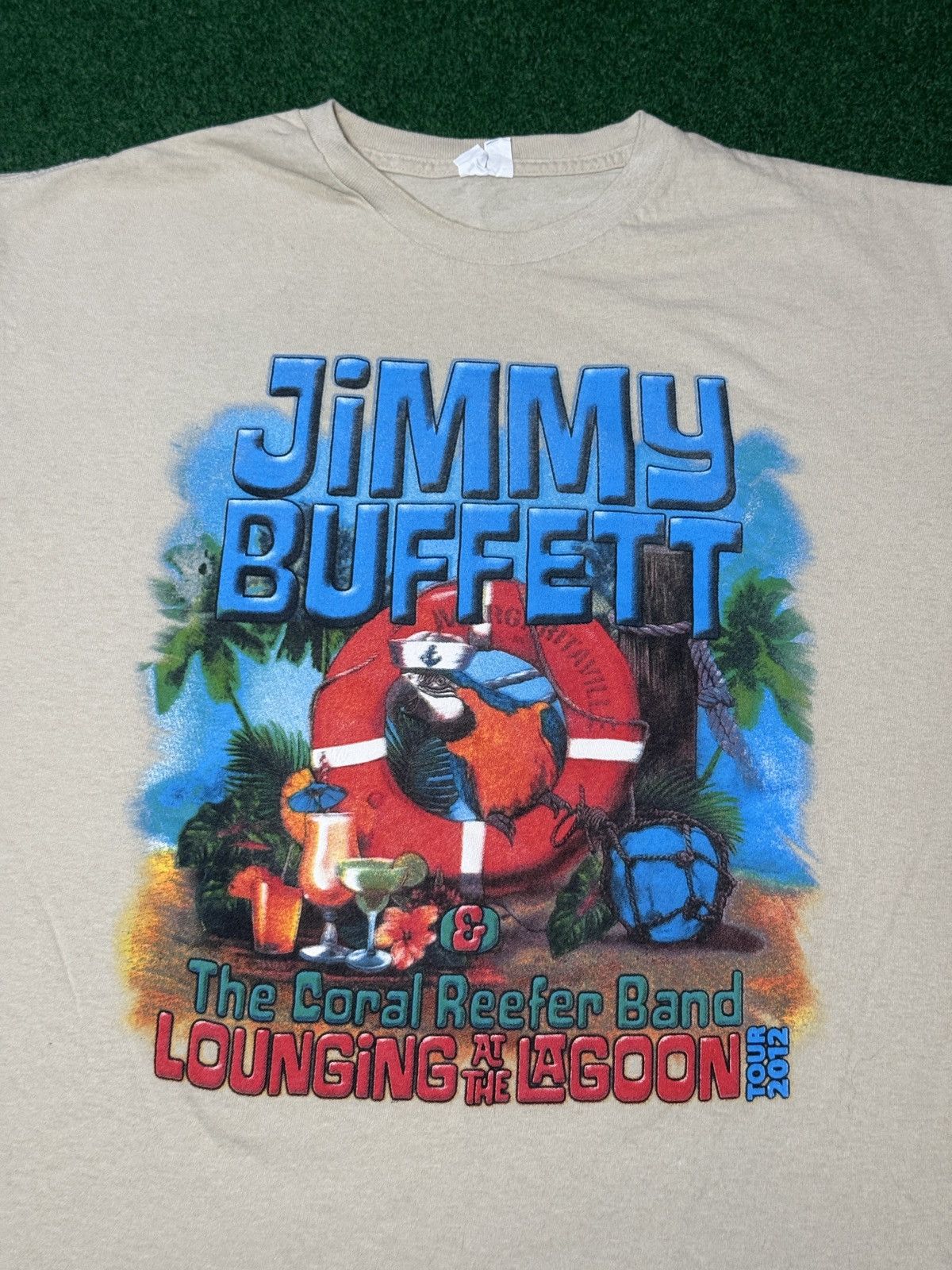 Band Tees Jimmy Buffet Coral Reefer Band Lounging Lagoon Tour T Shirt Size US L / EU 52-54 / 3 - 2 Thumbnail