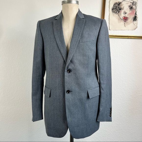 Burberry Burberry Nova Check Wool Blazer Size 44R - 1 Thumbnail