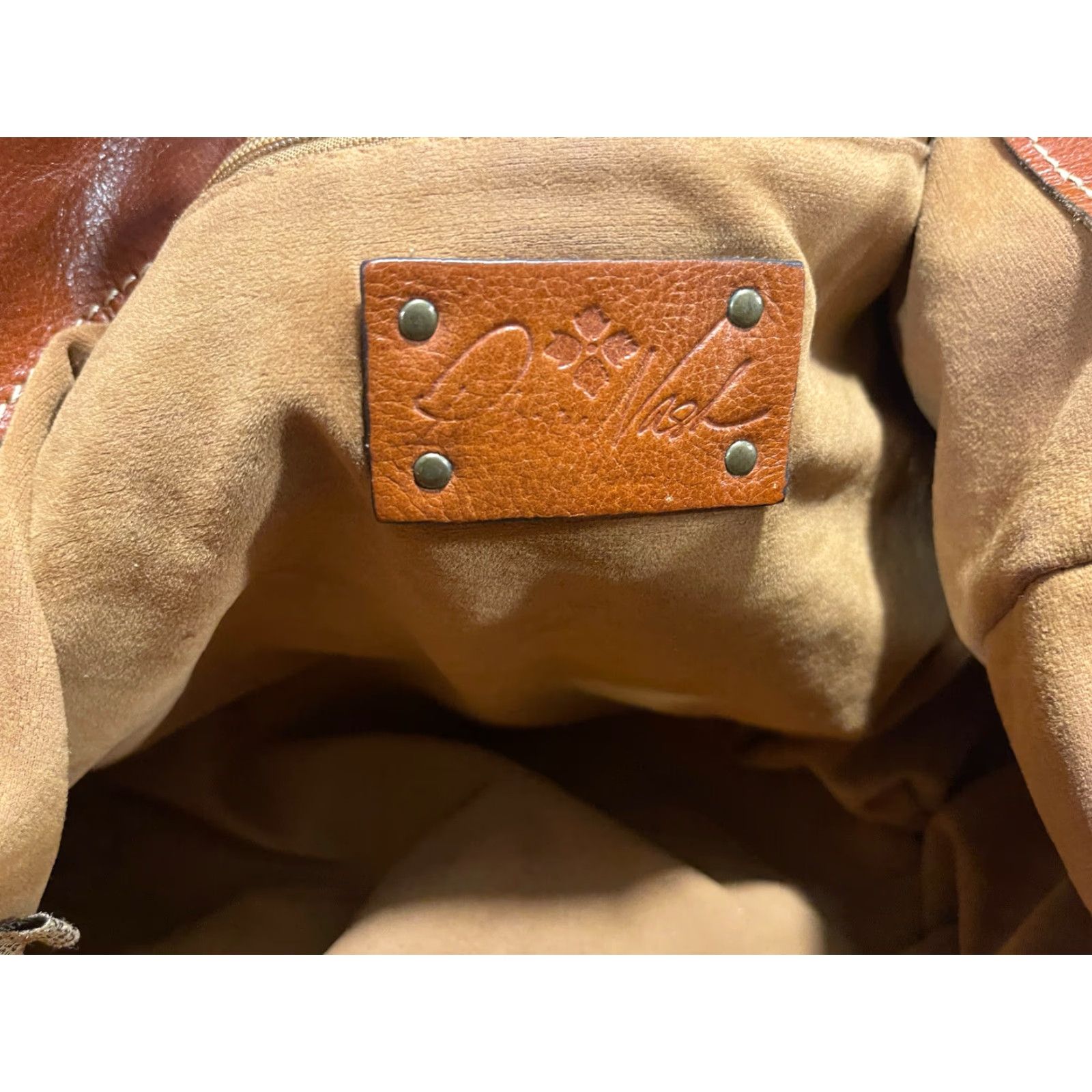 Patricia Nash Patricia Nash Hobo Heritage Brown Leather Large Shoulder Bag) Size ONE SIZE - 8 Thumbnail