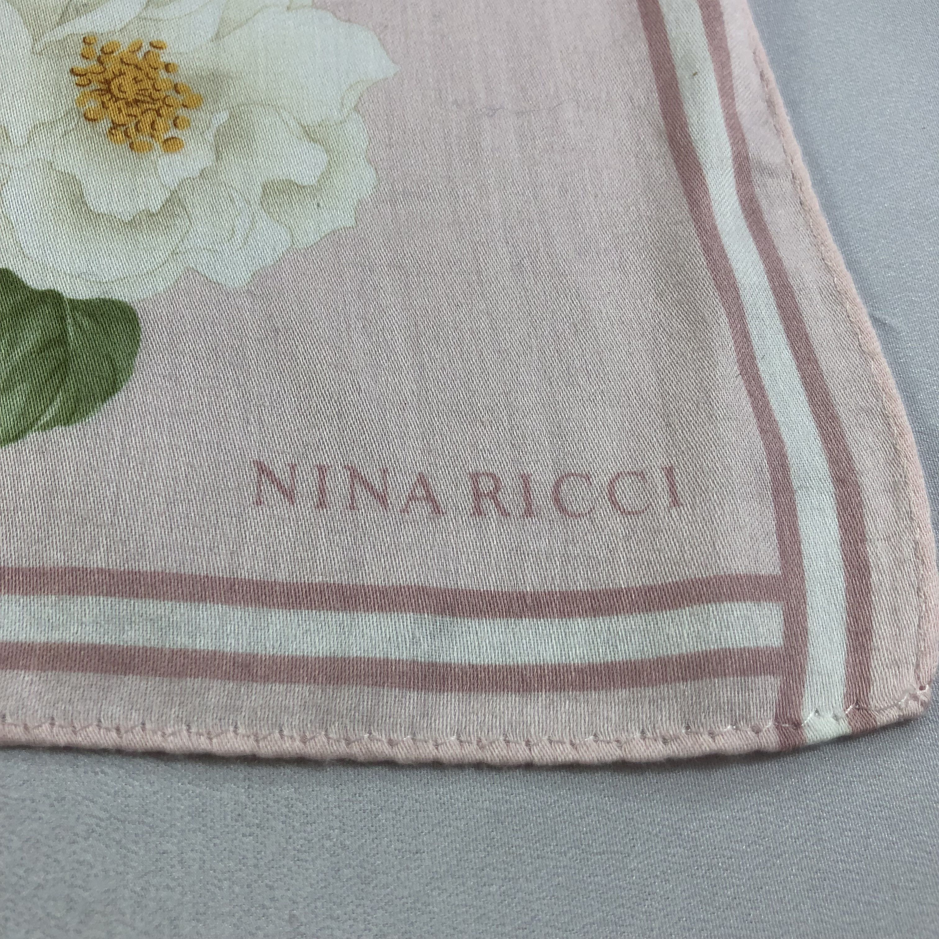 Nina Ricci Nina Ricci Handkerchief Neckerchief Bandana H1962 Size ONE SIZE - 4 Thumbnail