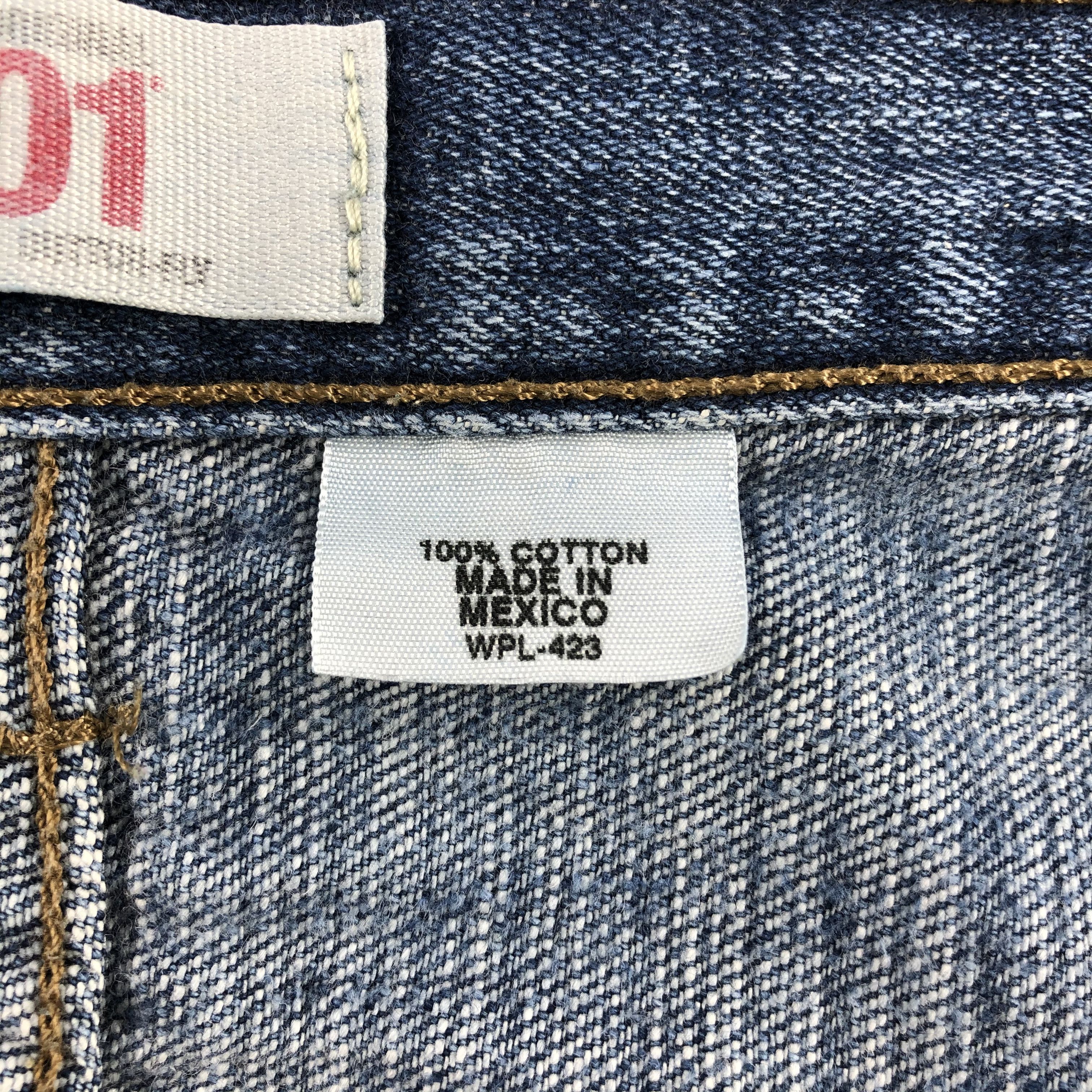Levi's Vintage Blue Wash Levis 501 Jeans-JM1330 Size US 42 / EU 58 - 11 Thumbnail