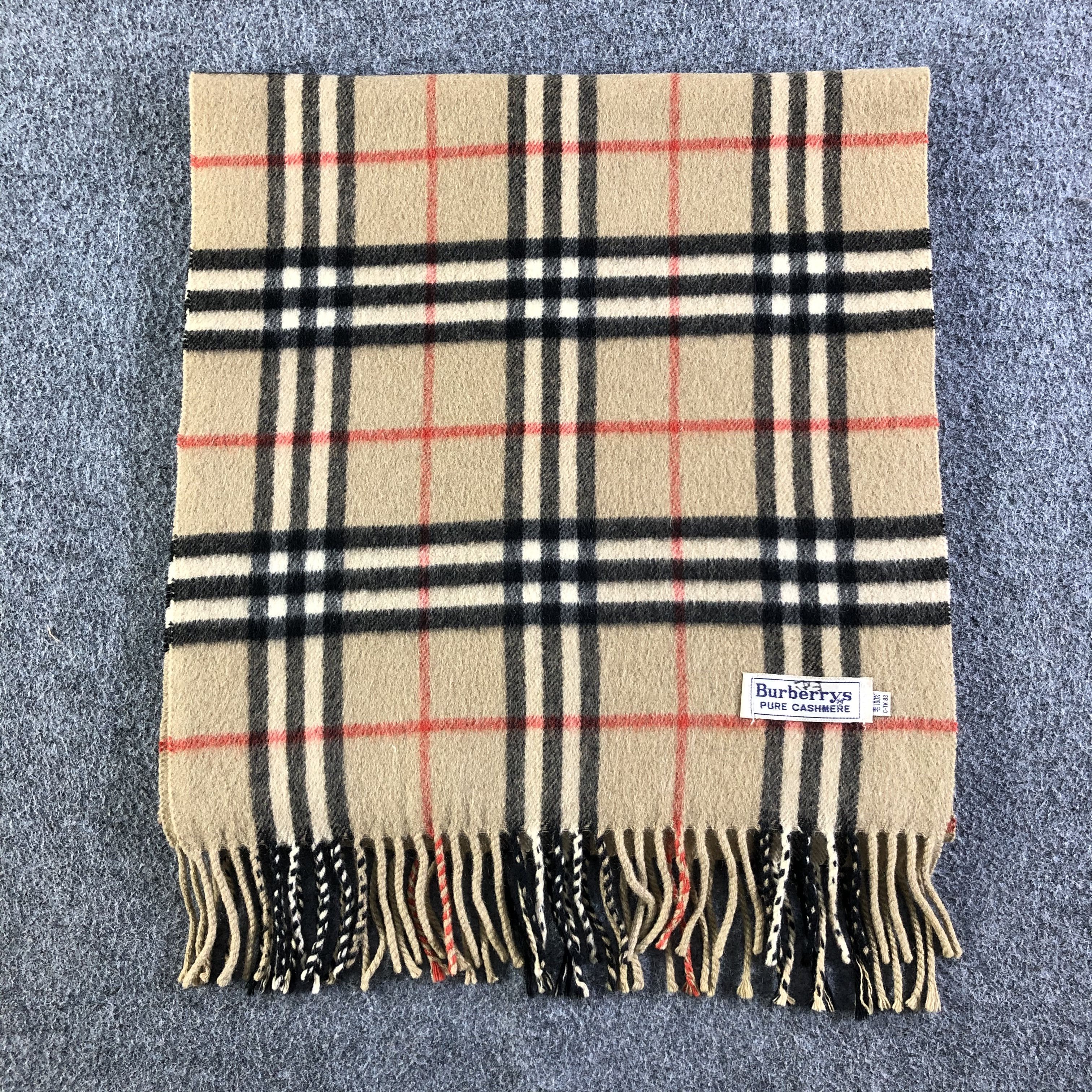 Burberry Burberry Cashmere Scarf / Muffler / Neckwear P305 Size ONE SIZE - 3 Thumbnail