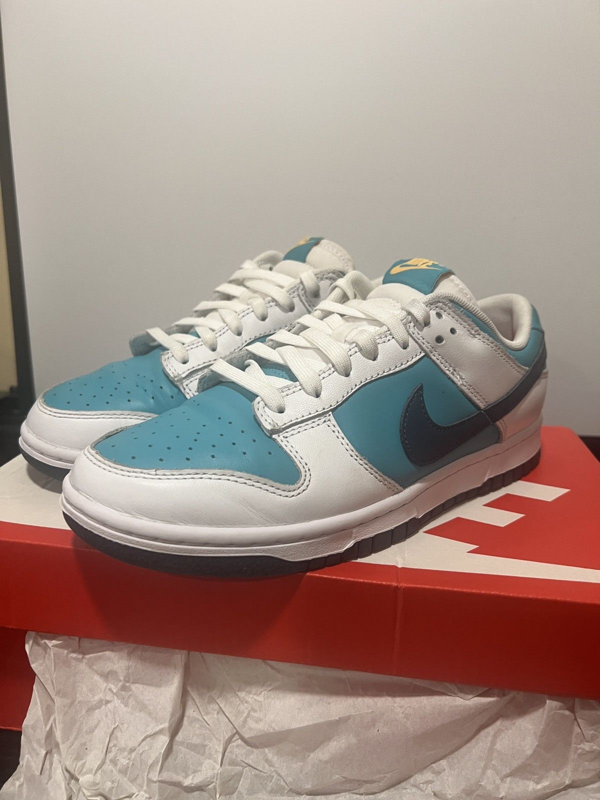 Nike SIZE 8 MEN - Nike Dunk Low Retro Dusty Cactus Thunder Blue Size US 8 / EU 41 - 2 Thumbnail