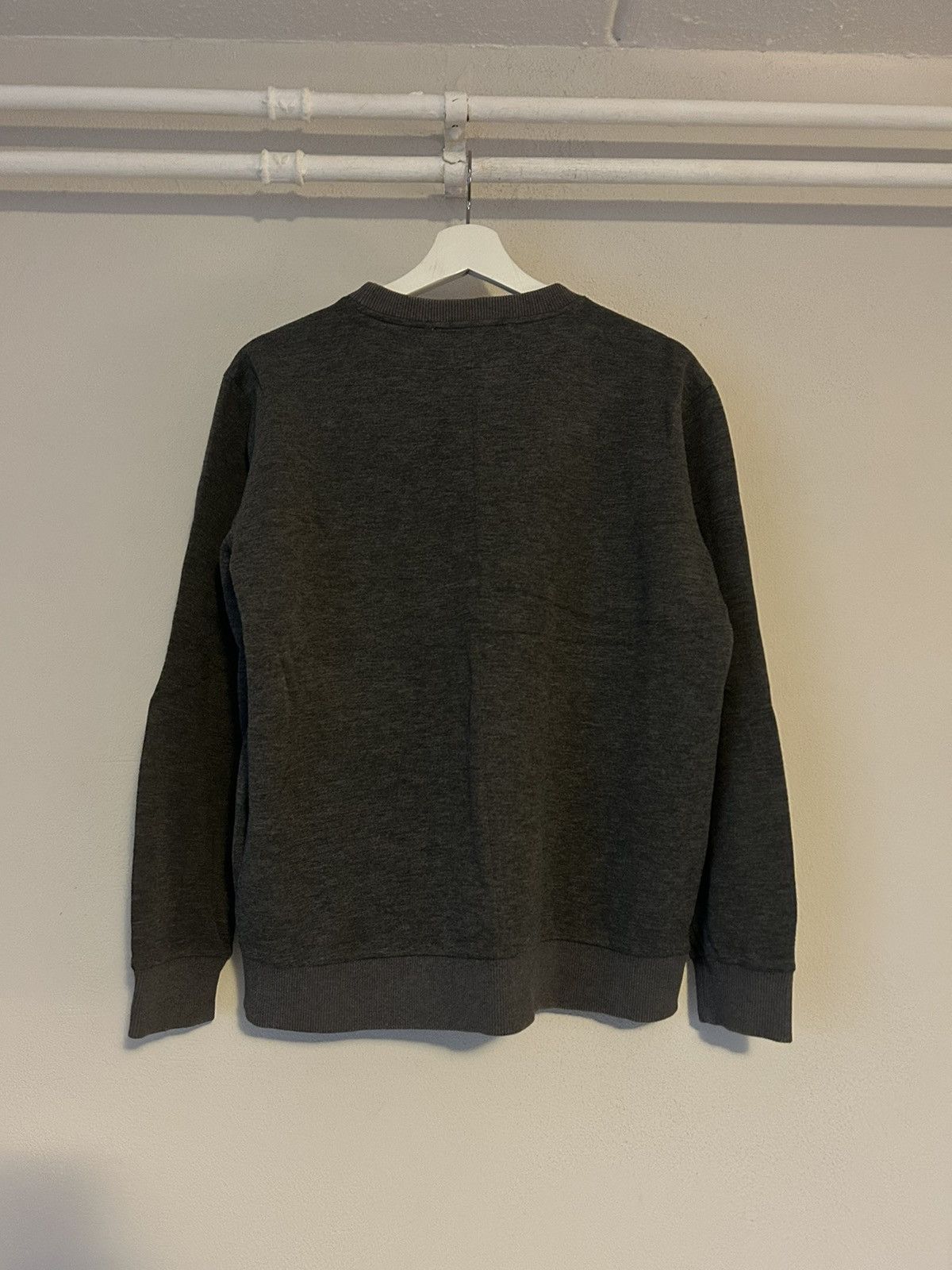 Givenchy Grey Leather Logo Badge Viscose Sweatshirt Size US S / EU 44-46 / 1 - 7 Thumbnail