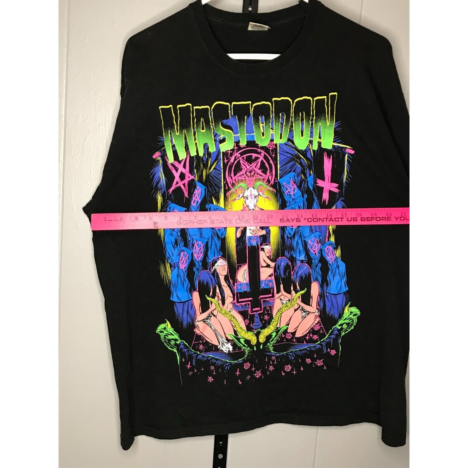 Other Y2K Rare Mastodon Tour Shirt Thrash Metal Grunge Original Pr Size US XL / EU 56 / 4 - 5 Thumbnail