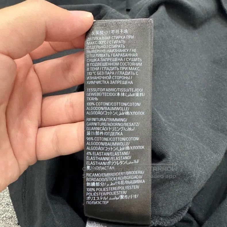 Balenciaga Balenciaga Embroidered Letter Shirt. Size US L / EU 52-54 / 3 - 4 Thumbnail