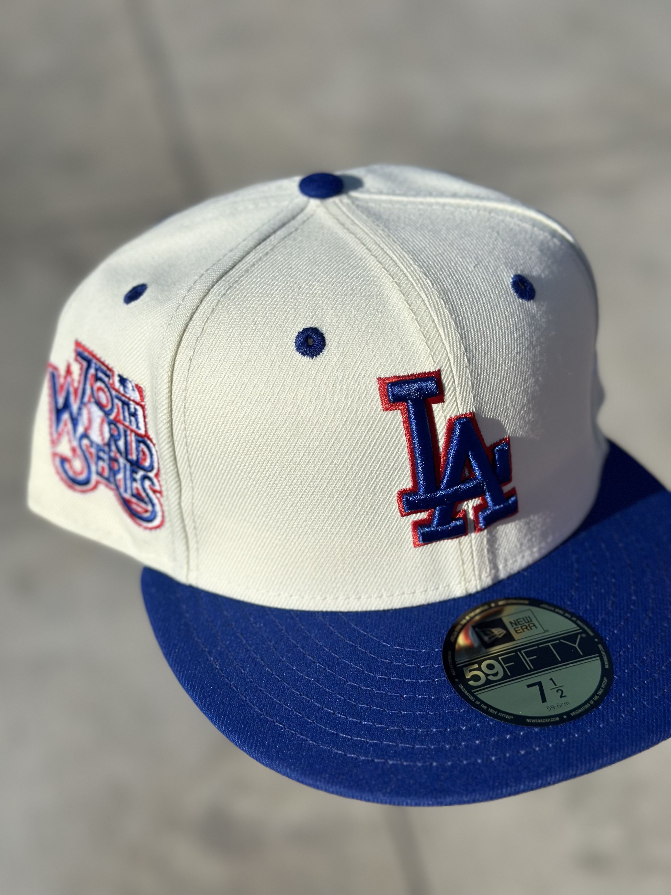 LA top Dodger Vintage 90s Fitted 7 1/2