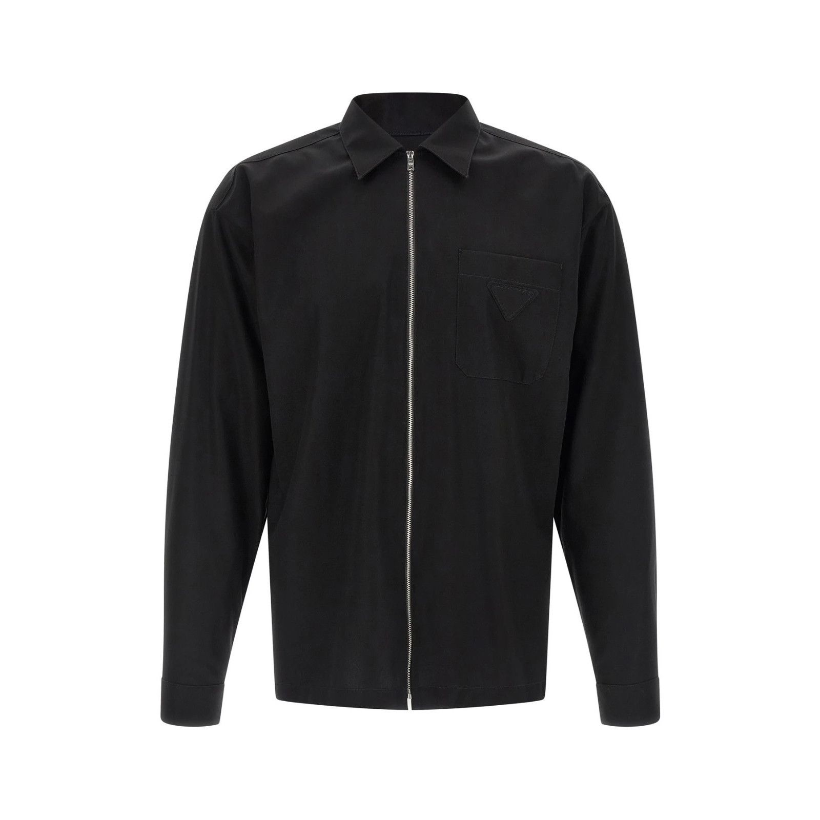 Prada PRADA Black Cotton Shirt New & Authentic (Men's size:L;) Size US L / EU 52-54 / 3 - 1 Thumbnail