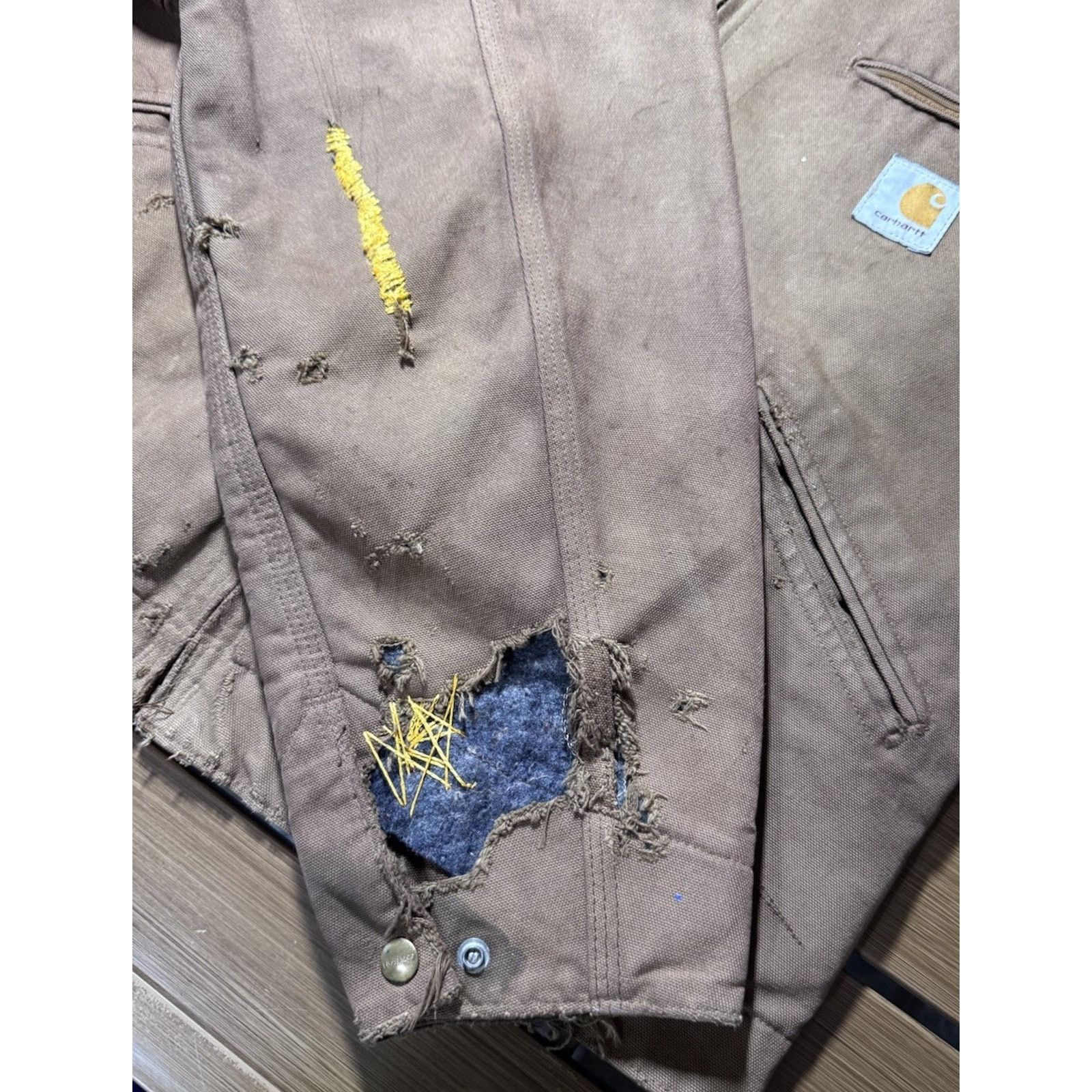 Carhartt Vintage Carhartt Detroit Jacket Mens Large Workwear Size US L / EU 52-54 / 3 - 11 Thumbnail