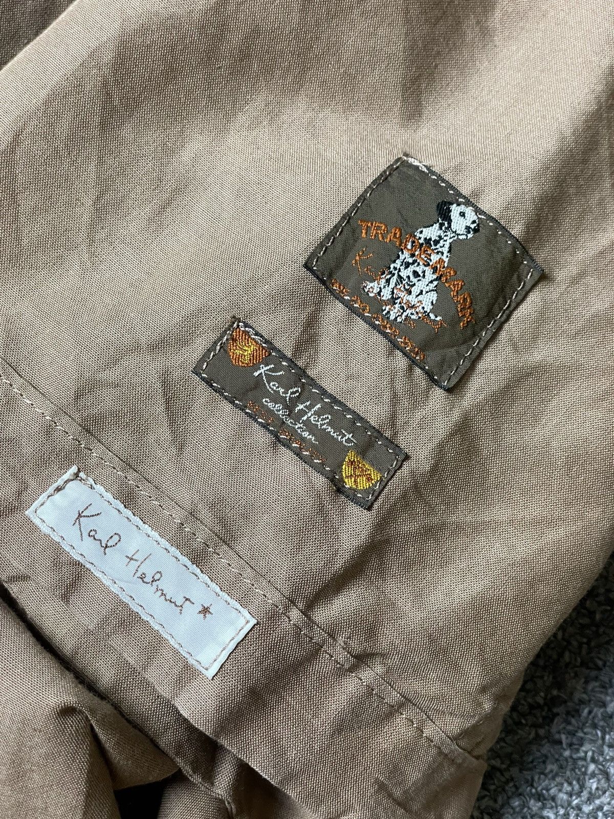 Japanese Brand × Karl Helmut × Vintage Karl Helmut Short Sleeve Buttoned Jacket (108) Size US S / EU 44-46 / 1 - 10 Thumbnail
