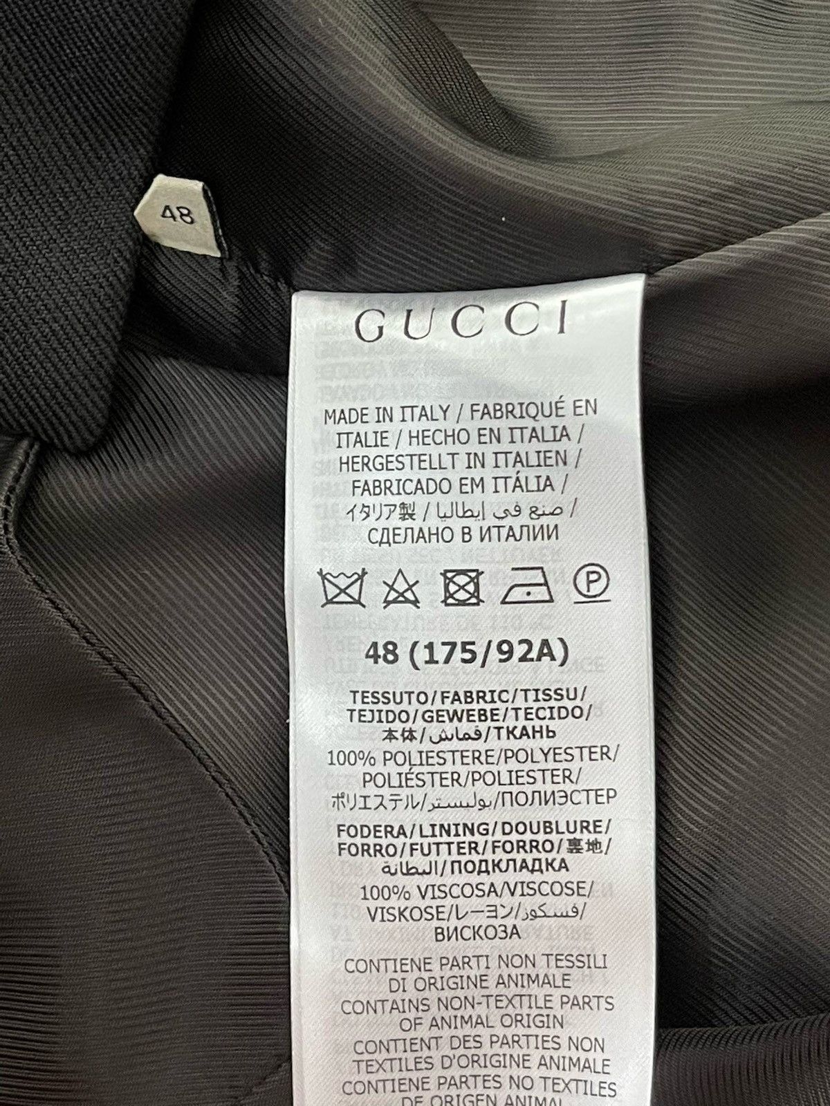 Gucci Gucci Black check vest Size US M / EU 48-50 / 2 - 6 Thumbnail