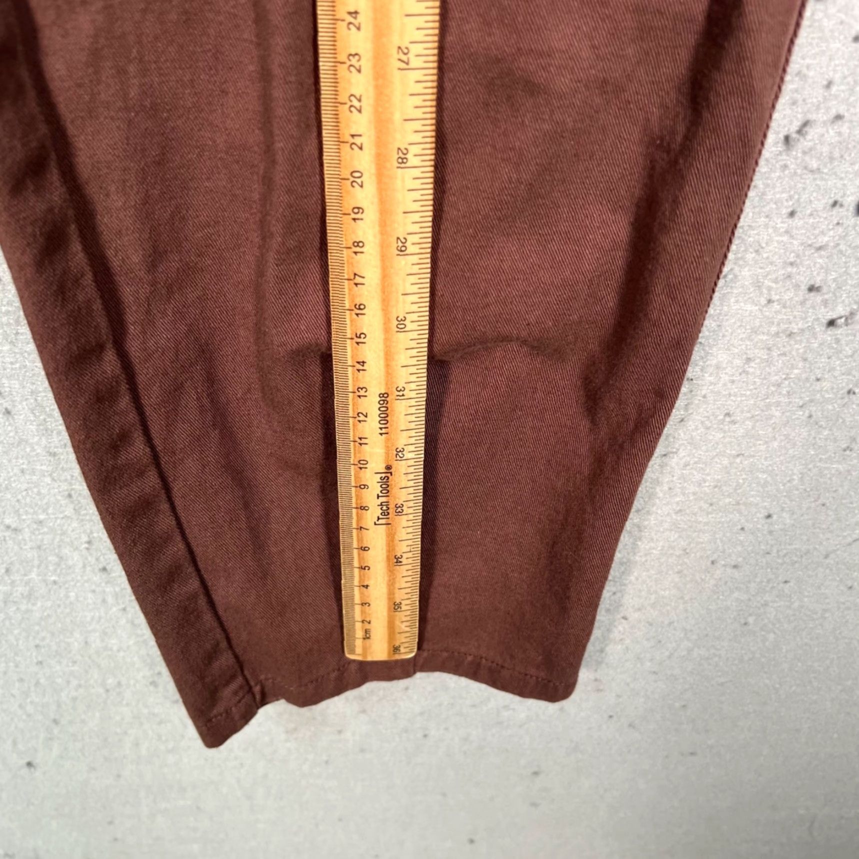 Vintage NA-KD Womens Brown Pleated High Waist Tapered Leg Utility Pants Shirt? (Note: Original title provided contains pants; adapt to best structure) Size 25" / US 0 / IT 36 - 6 Thumbnail
