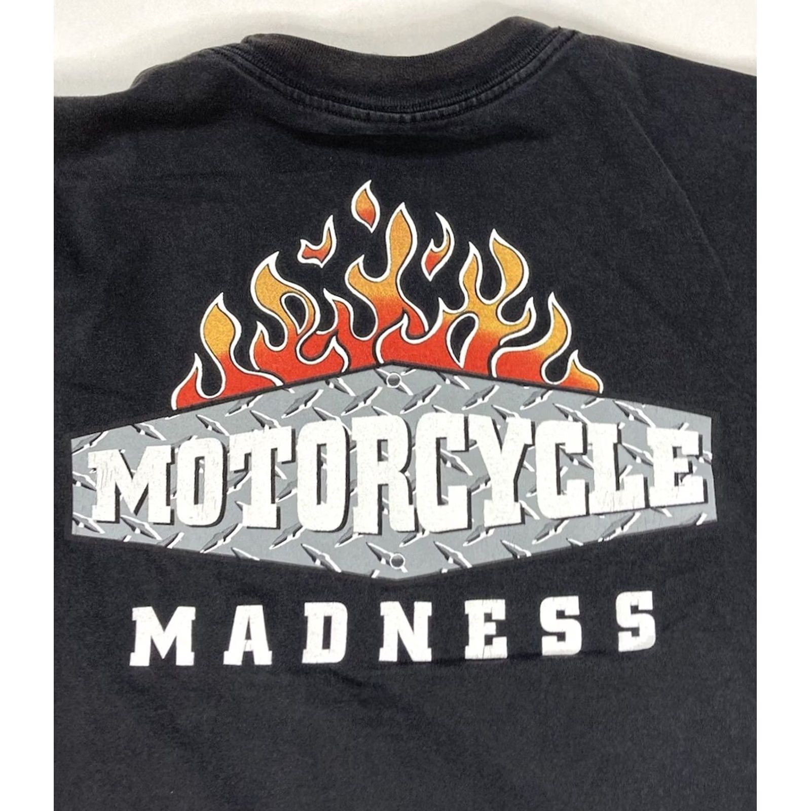 Hanes VINTAGE? No. Final: Hanes Motorcycle Madness Graphic T-shirt Men XL Black Short Sleeve Size US XL / EU 56 / 4 - 2 Thumbnail