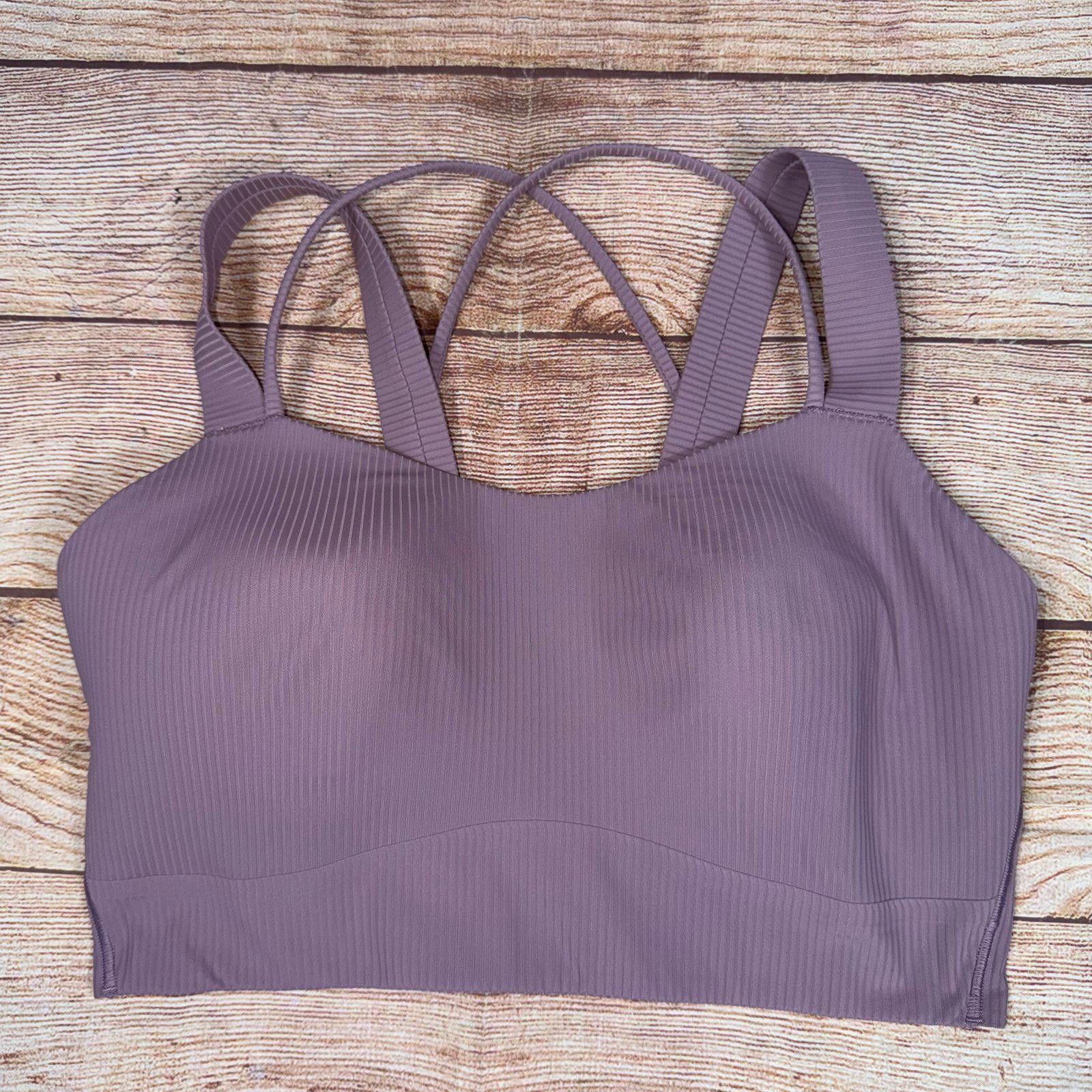 Lululemon Lululemon Like a Cloud Longline Ribbed Bra Size 4 D/DD Cups Size ONE SIZE - 3 Thumbnail