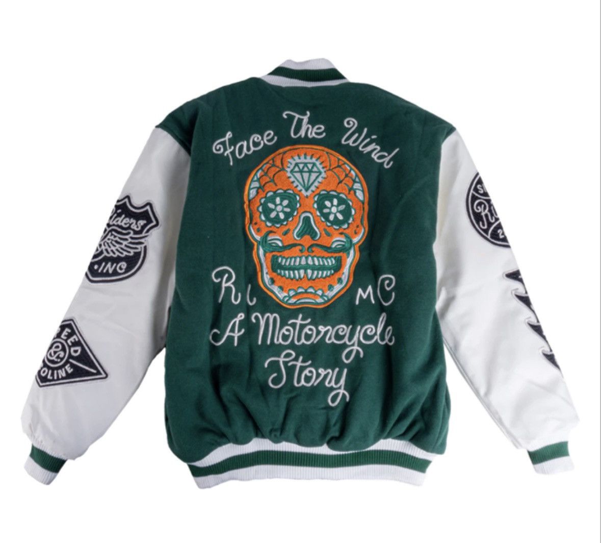 image of Jacket Varsity Wander Varsity Jacket Green Streetwear, Men's (Size XL)