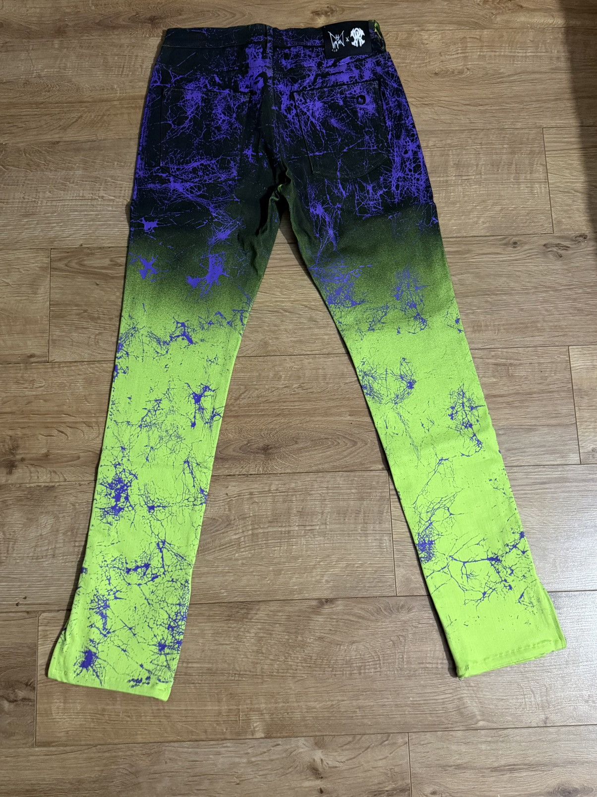 Marc Jacques Burton Marc Jacques Burton “Neon Splatter” Slim-Fit Jeans Size US 29 - 2 Thumbnail