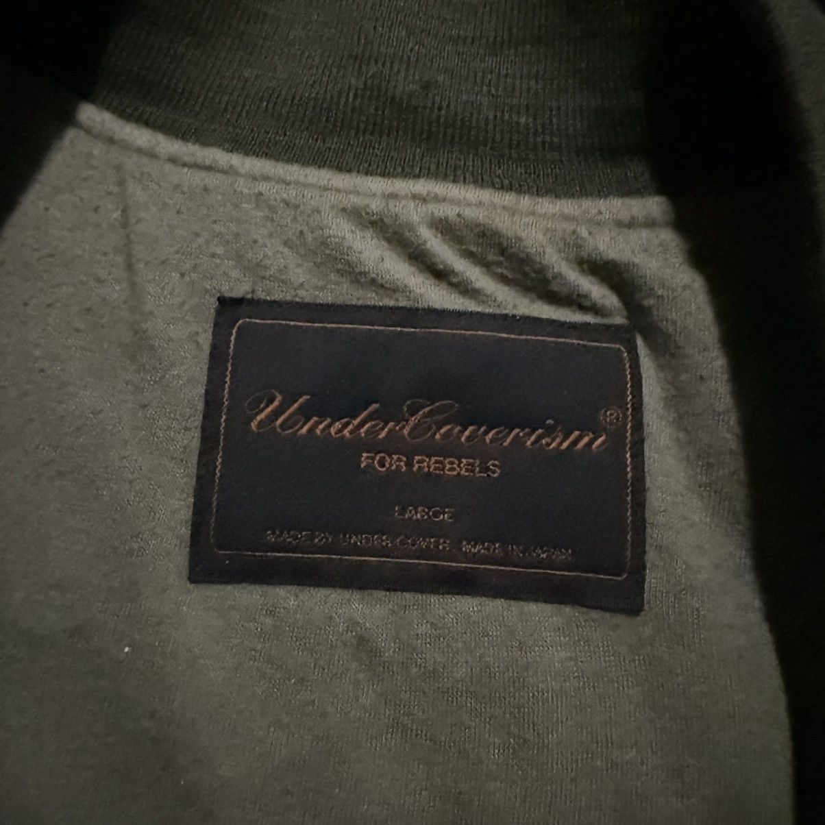 Undercover AW04 - Hand Dyed Zip Ma1 Bomber Jacket Size US L / EU 52-54 / 3 - 4 Thumbnail
