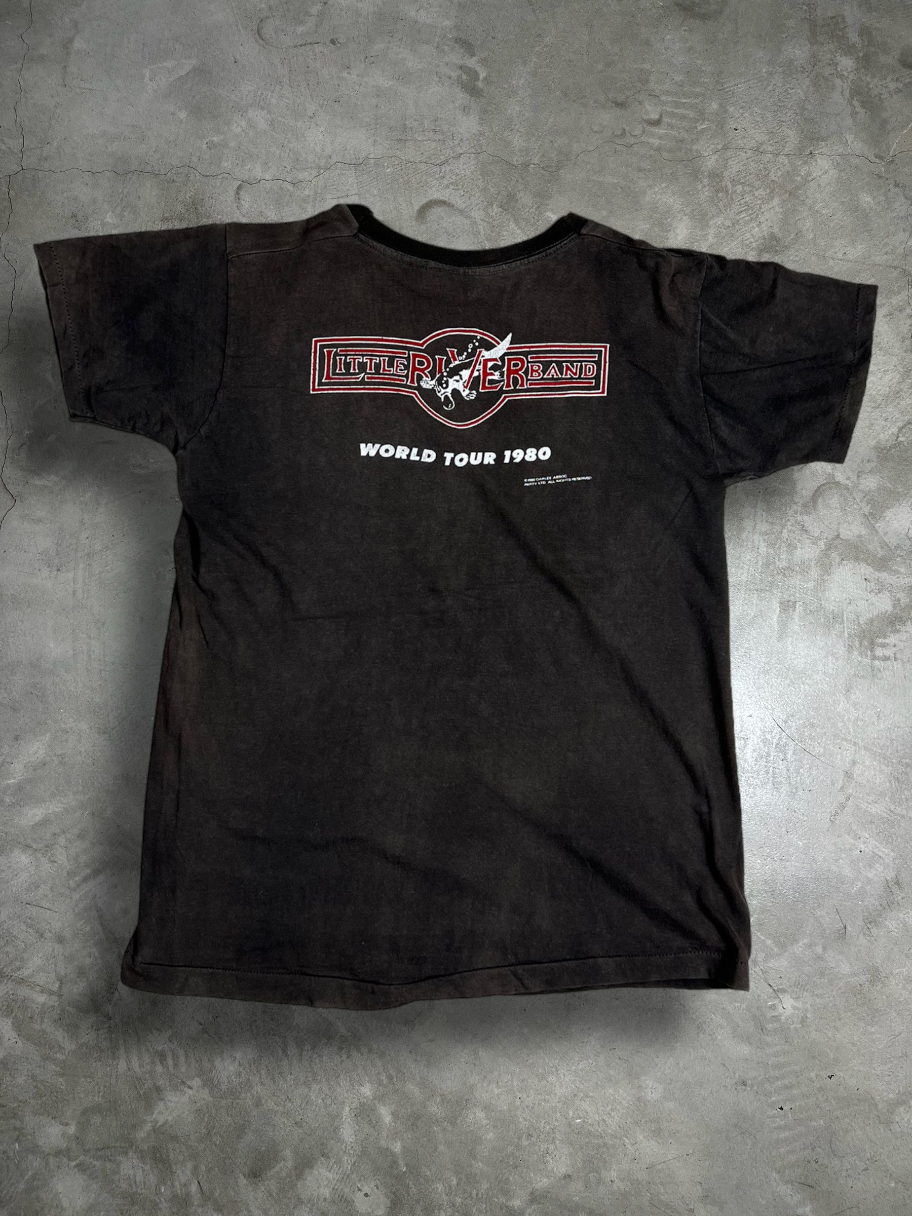 Band Tees Vintage 80s Little River Band Tour Tee (L) GTME030 Size US L / EU 52-54 / 3 - 7 Thumbnail