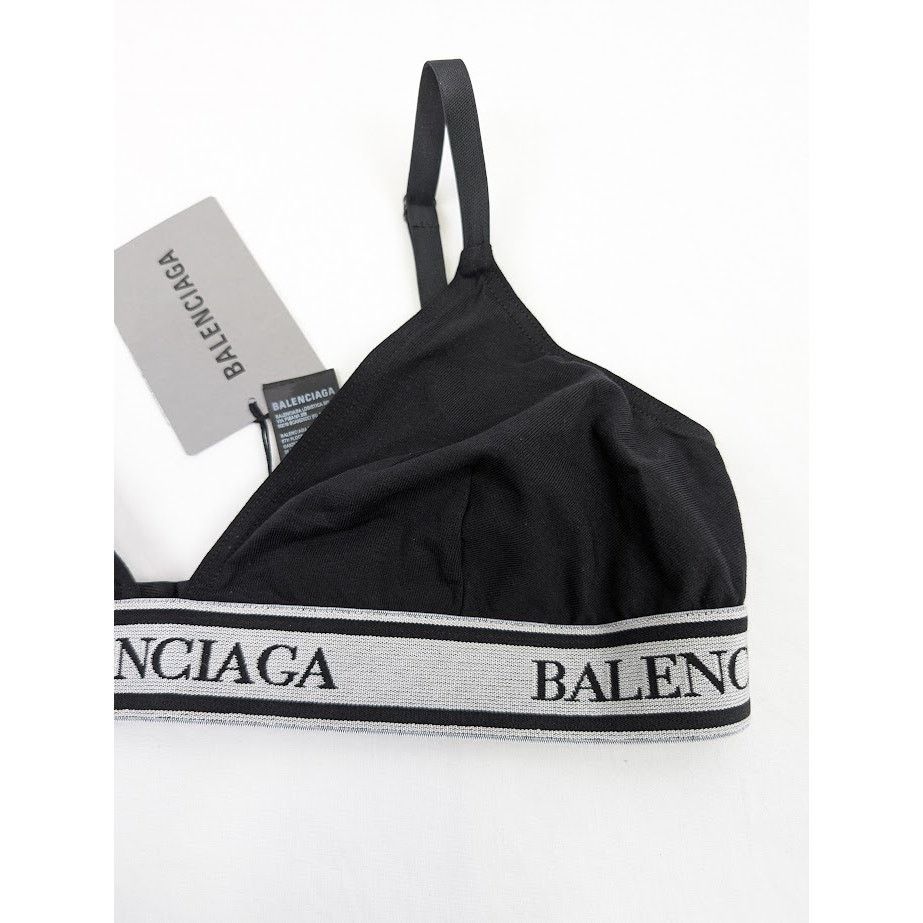 Balenciaga o1rshd1 Size: L / Elastic Bra In Black Size ONE SIZE - 4 Thumbnail