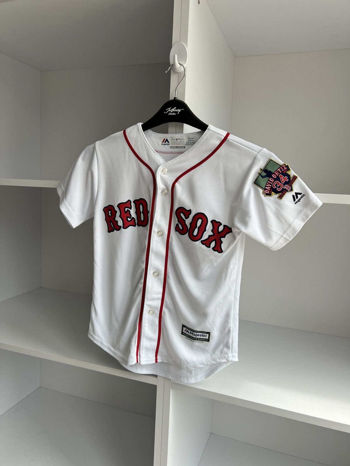 MLB × Vintage VINTAGE RED SOX ORTIZ 34 BASEBALL KIDS JERSEY Size US S / EU 44-46 / 1 - 8 Thumbnail