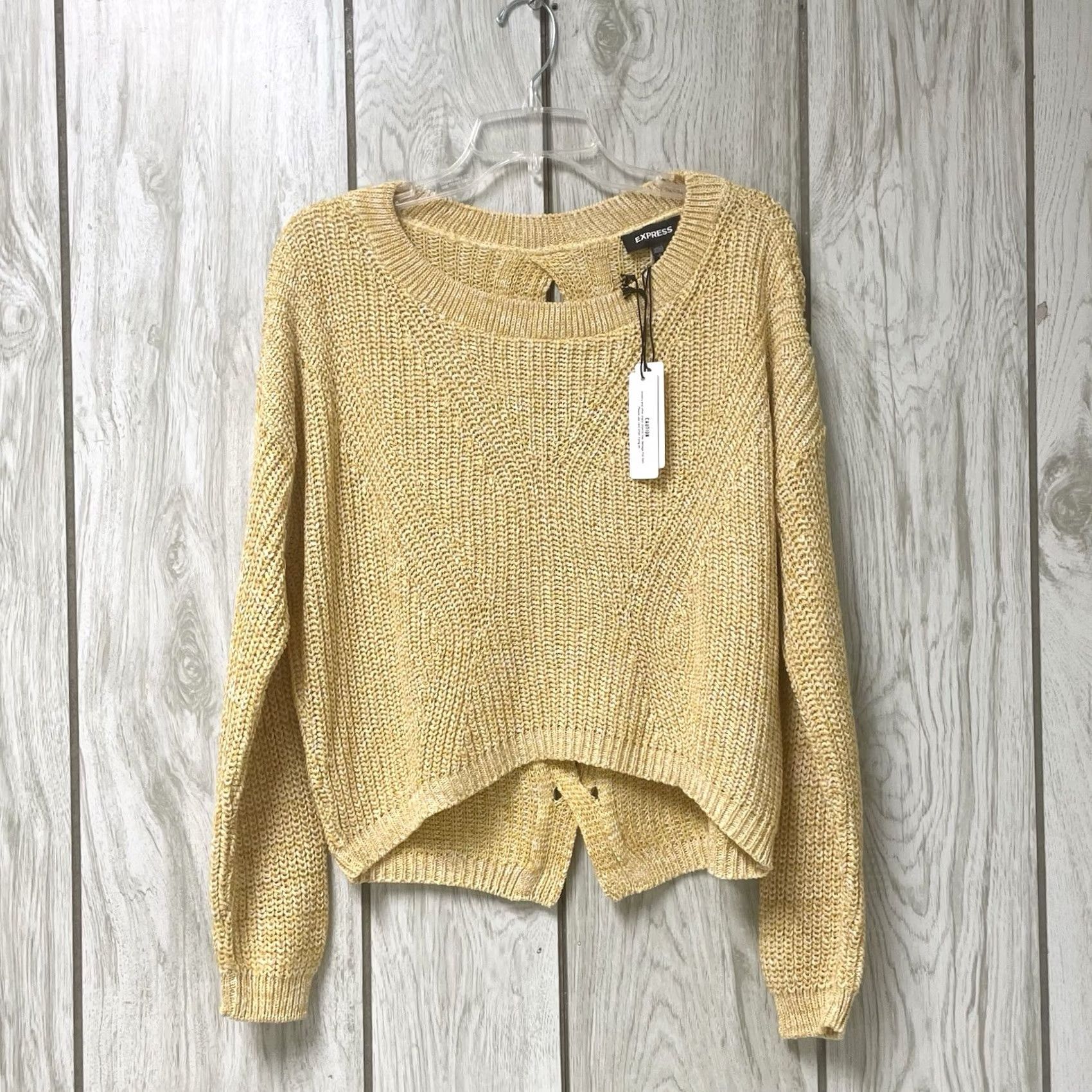 Express VINTAGE Express Women's Pullover Sweater Shirt/Crew? (Note: This is not allowed) Size S / US 4 / IT 40 - 3 Thumbnail